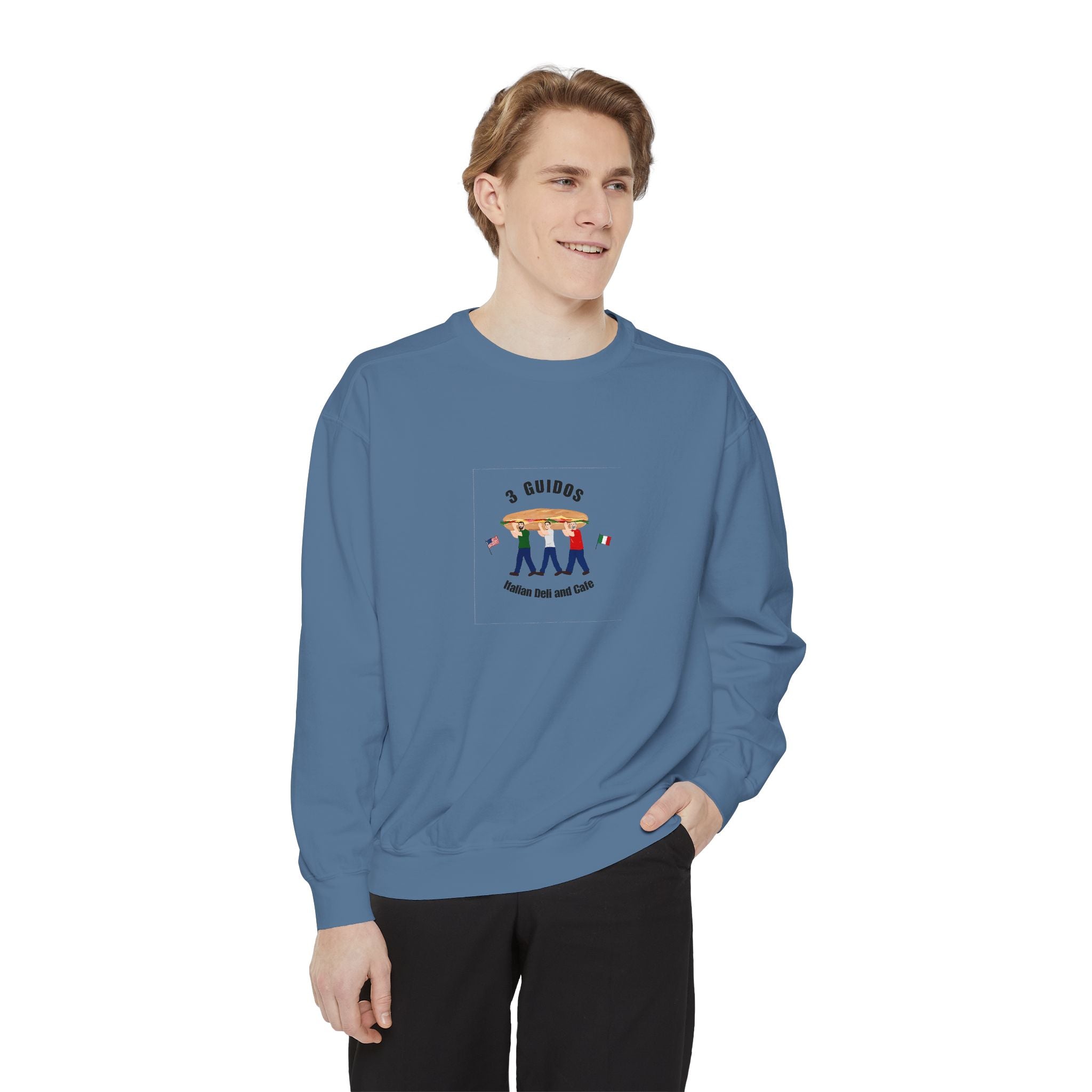 3 Guidos Crew Neck Sweatshirt