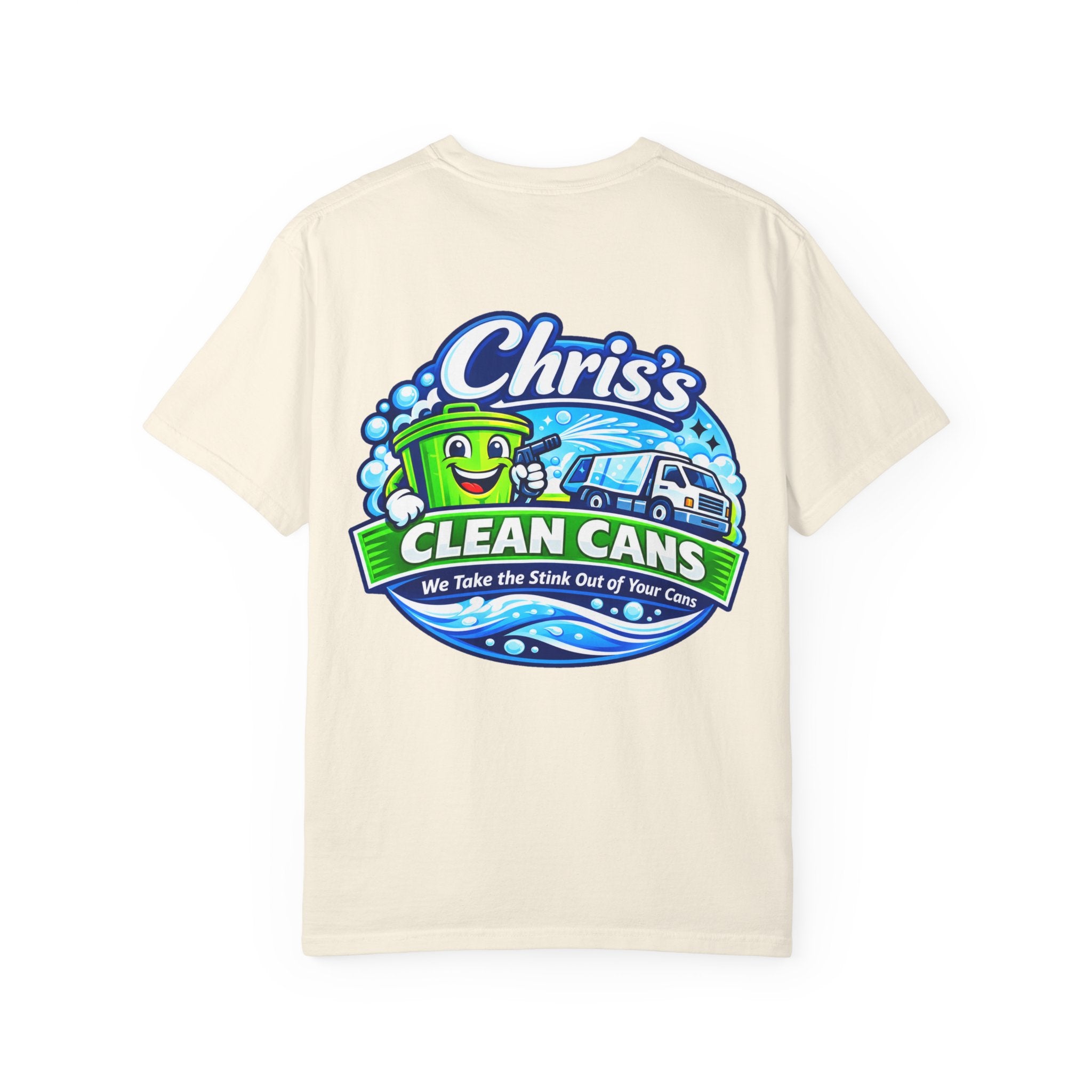 Chris's Clean Cans Crew Neck T-Shirt