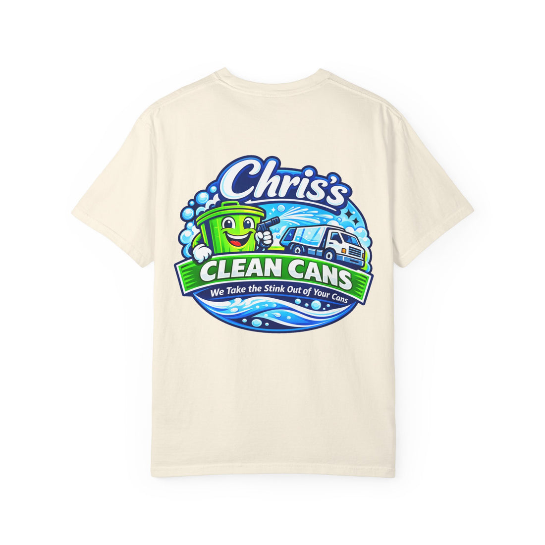 Chris's Clean Cans Crew Neck T-Shirt