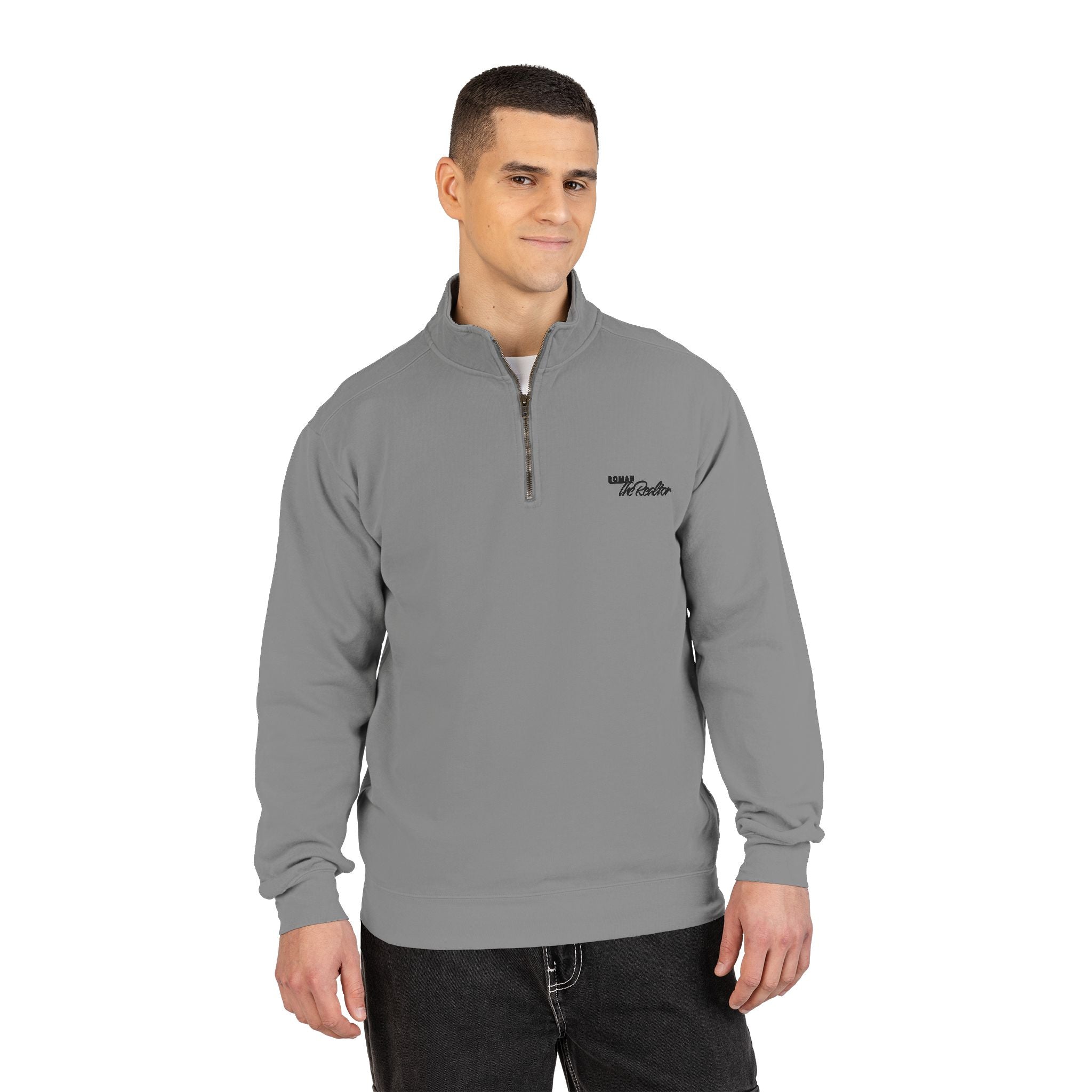 Roman The Realtor Quarter-Zip Sweatshirt