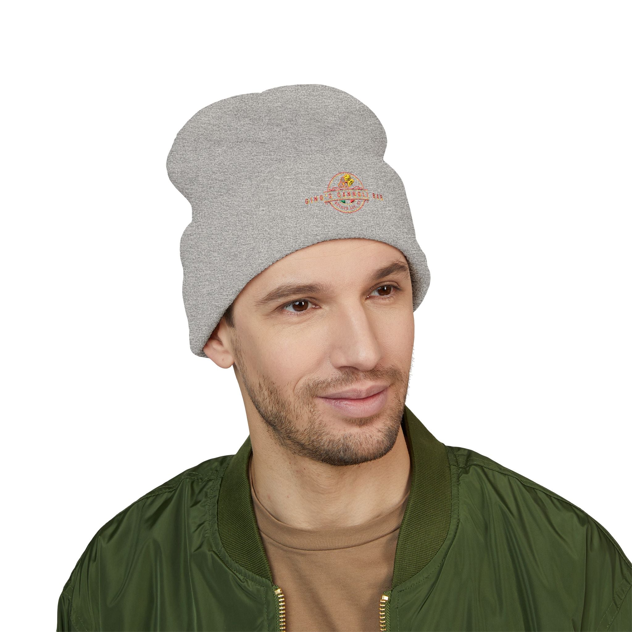 Gino's Cannoli Bar Cuffed Beanie