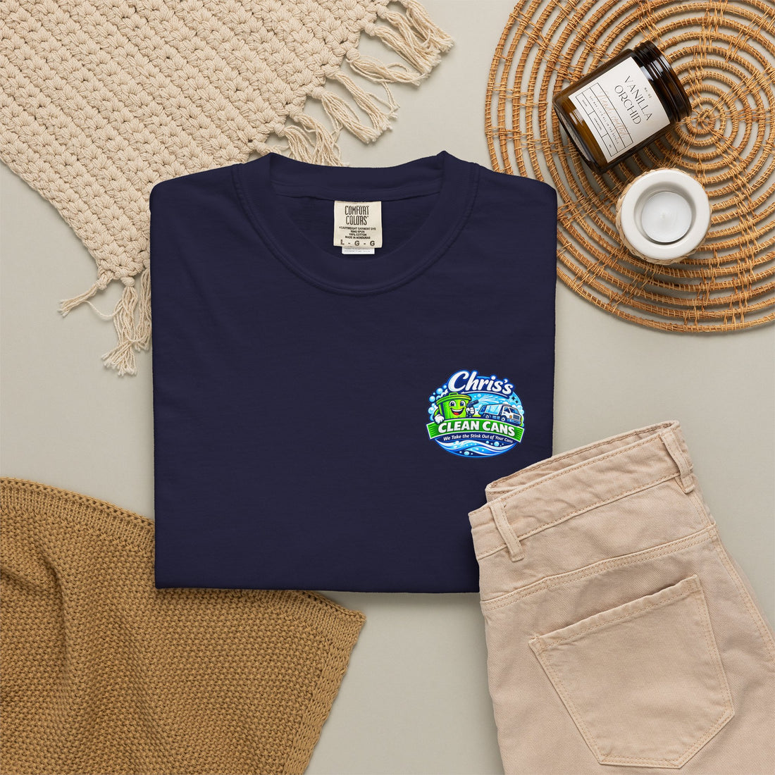 Chris's Clean Cans Crew Neck T-Shirt