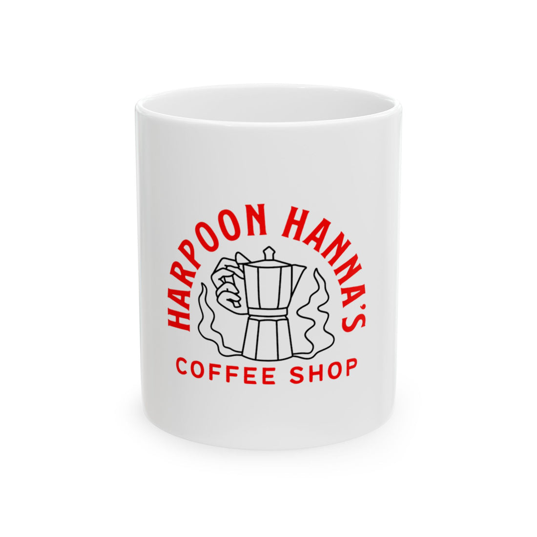 Harpoon Hanna's Moka Pot Ceramic Mug