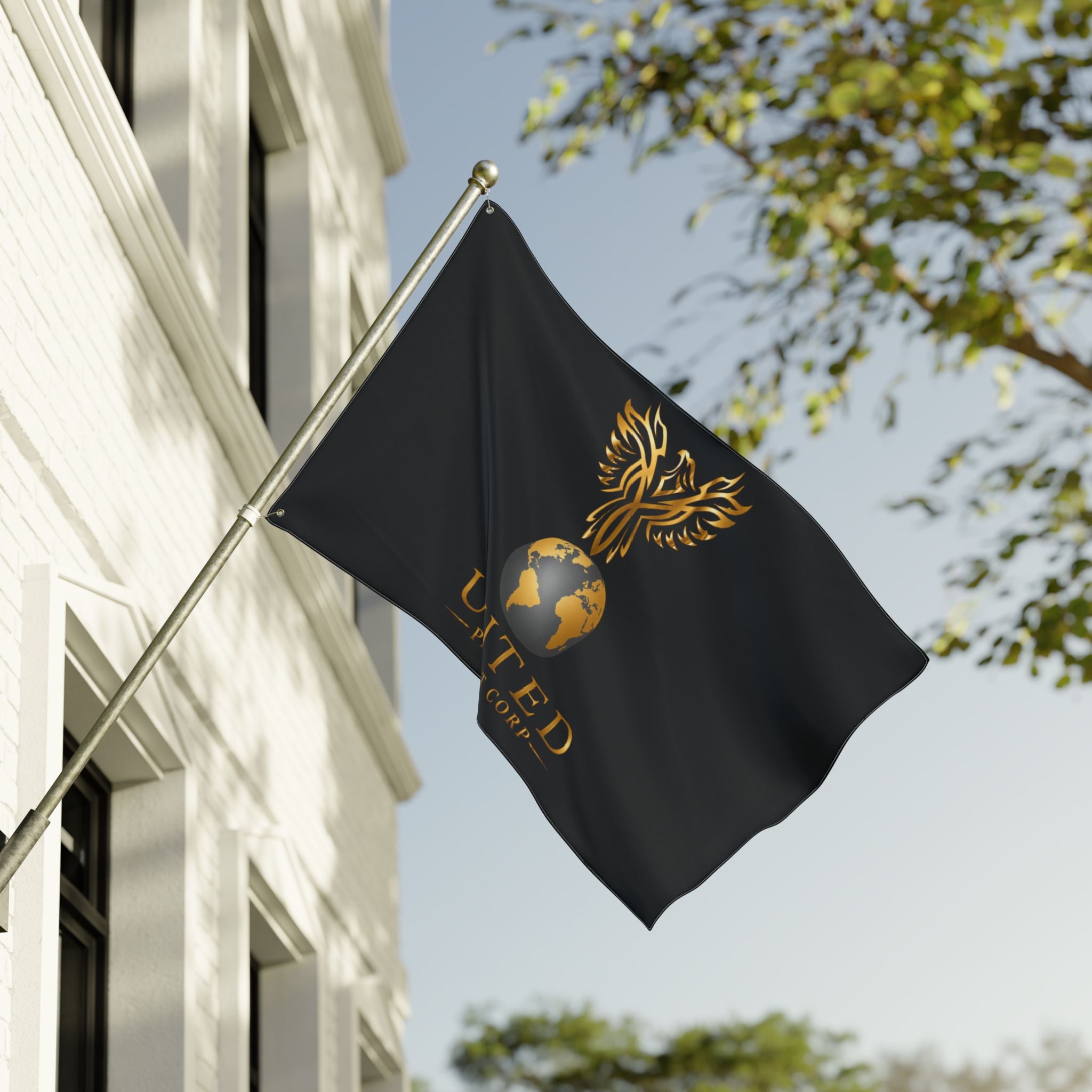 United Payment Corp Double-Sided Flag