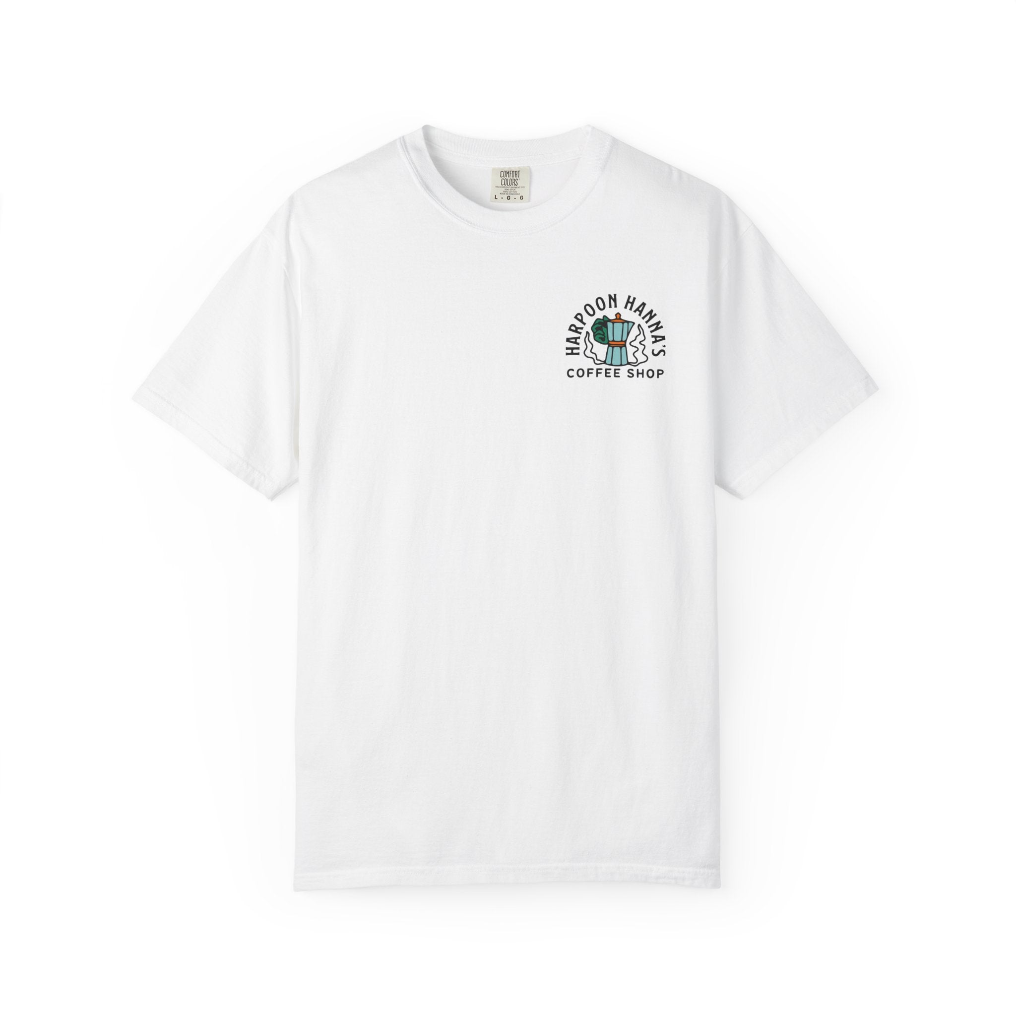 Harpoon Hanna's Retro Moka Pot Crew Neck T-Shirt