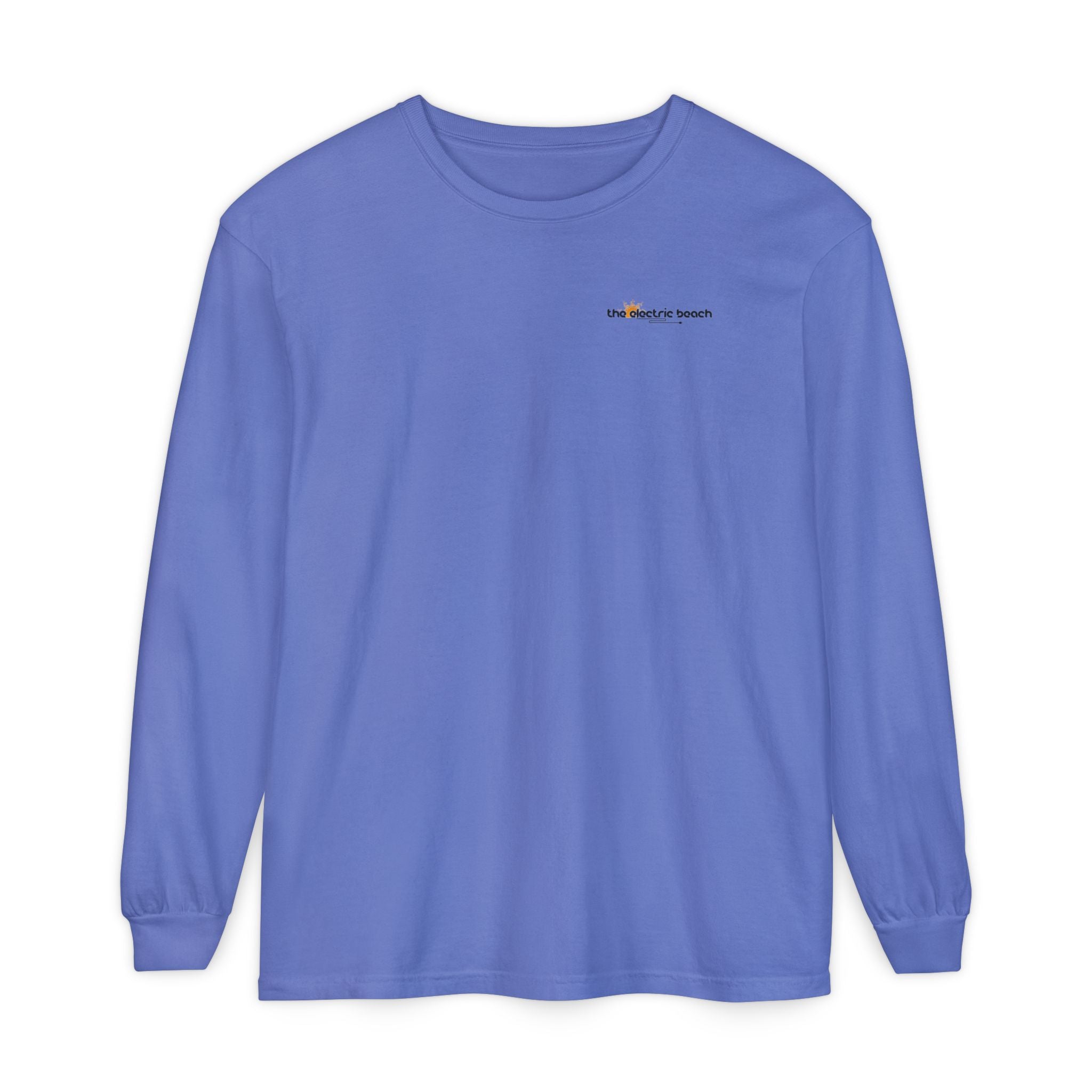 Electric Beach Long Sleeve Crew Neck T-Shirt