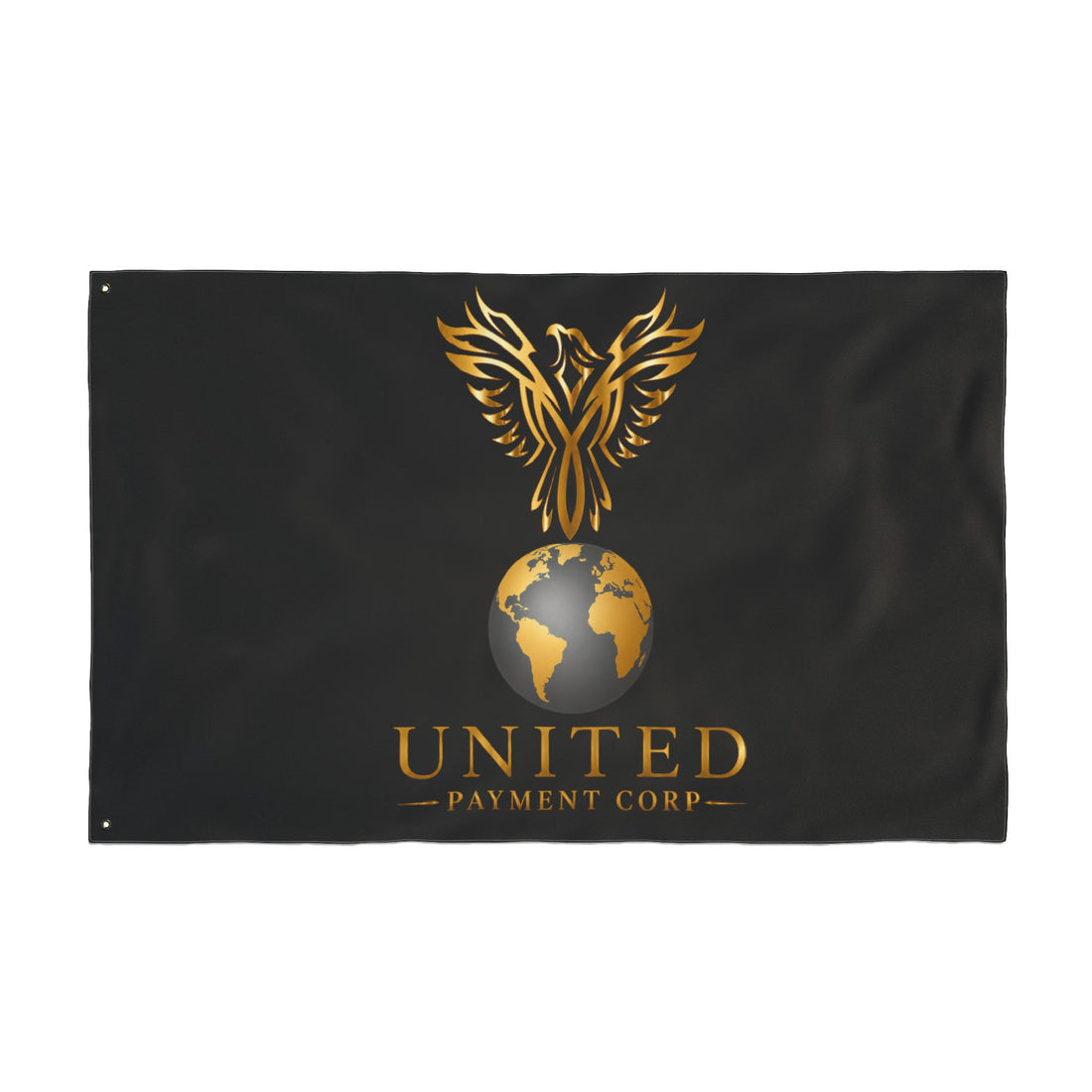 United Payment Corp Double-Sided Flag