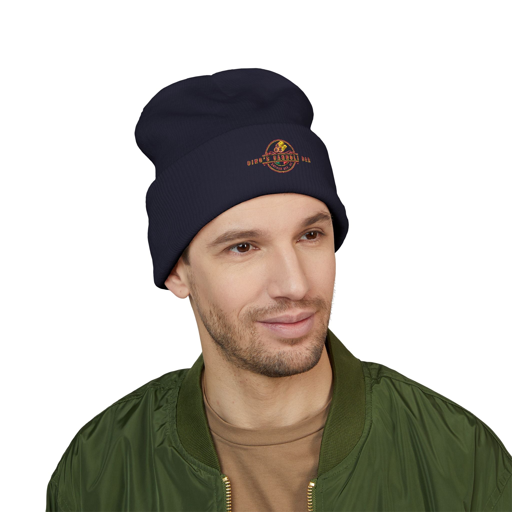 Gino's Cannoli Bar Cuffed Beanie