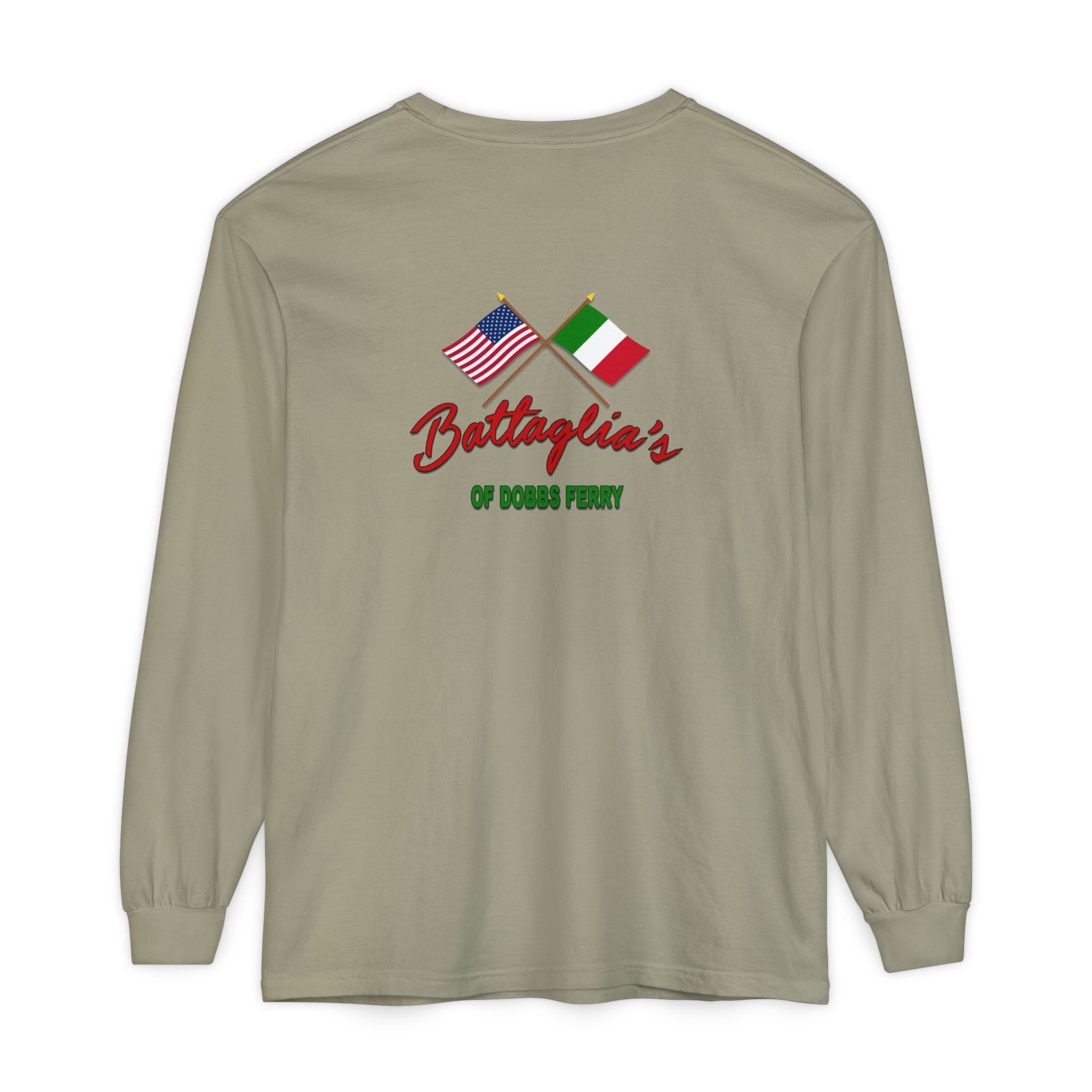 Battaglia's Deli Long Sleeve Crew Neck T-Shirt