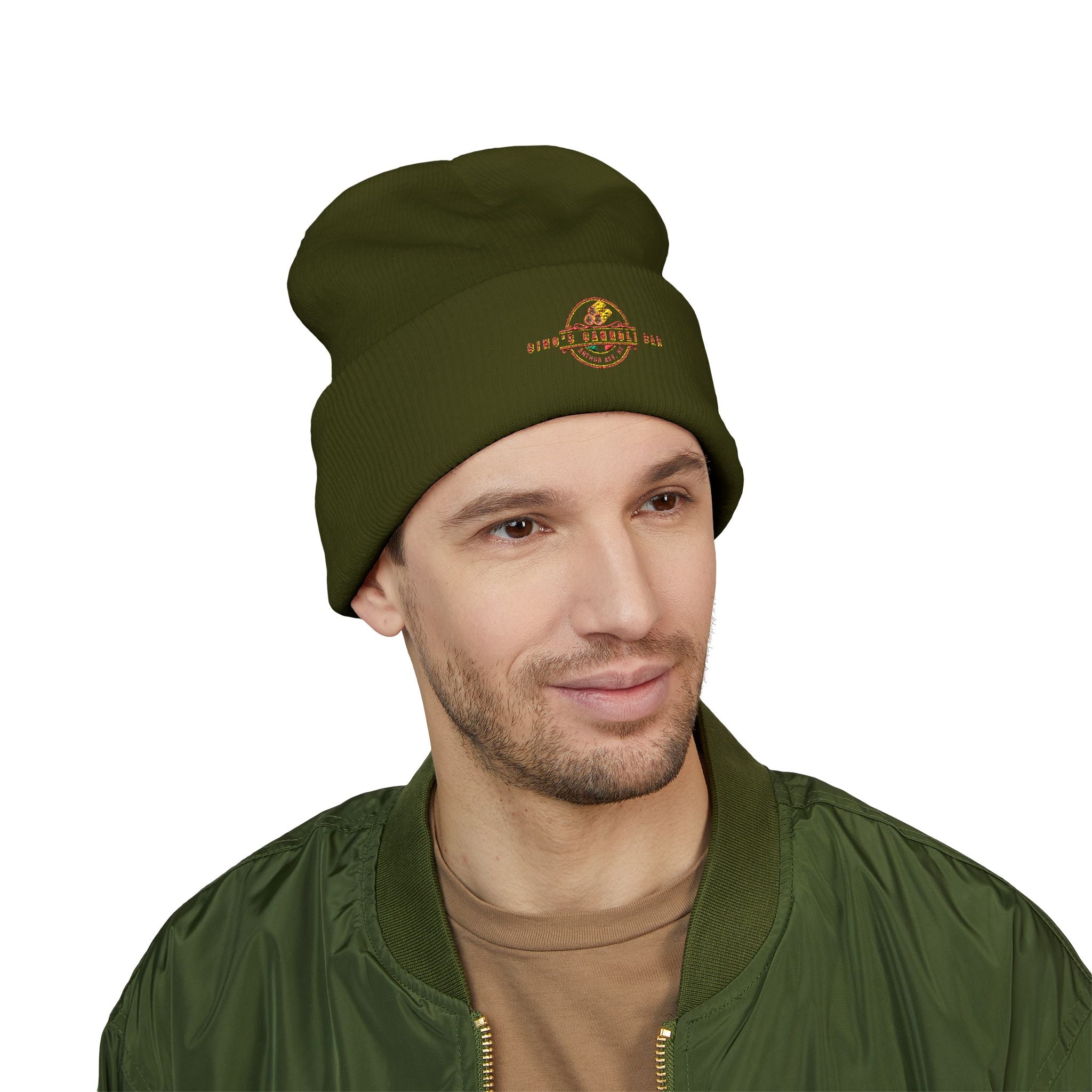 Gino's Cannoli Bar Cuffed Beanie
