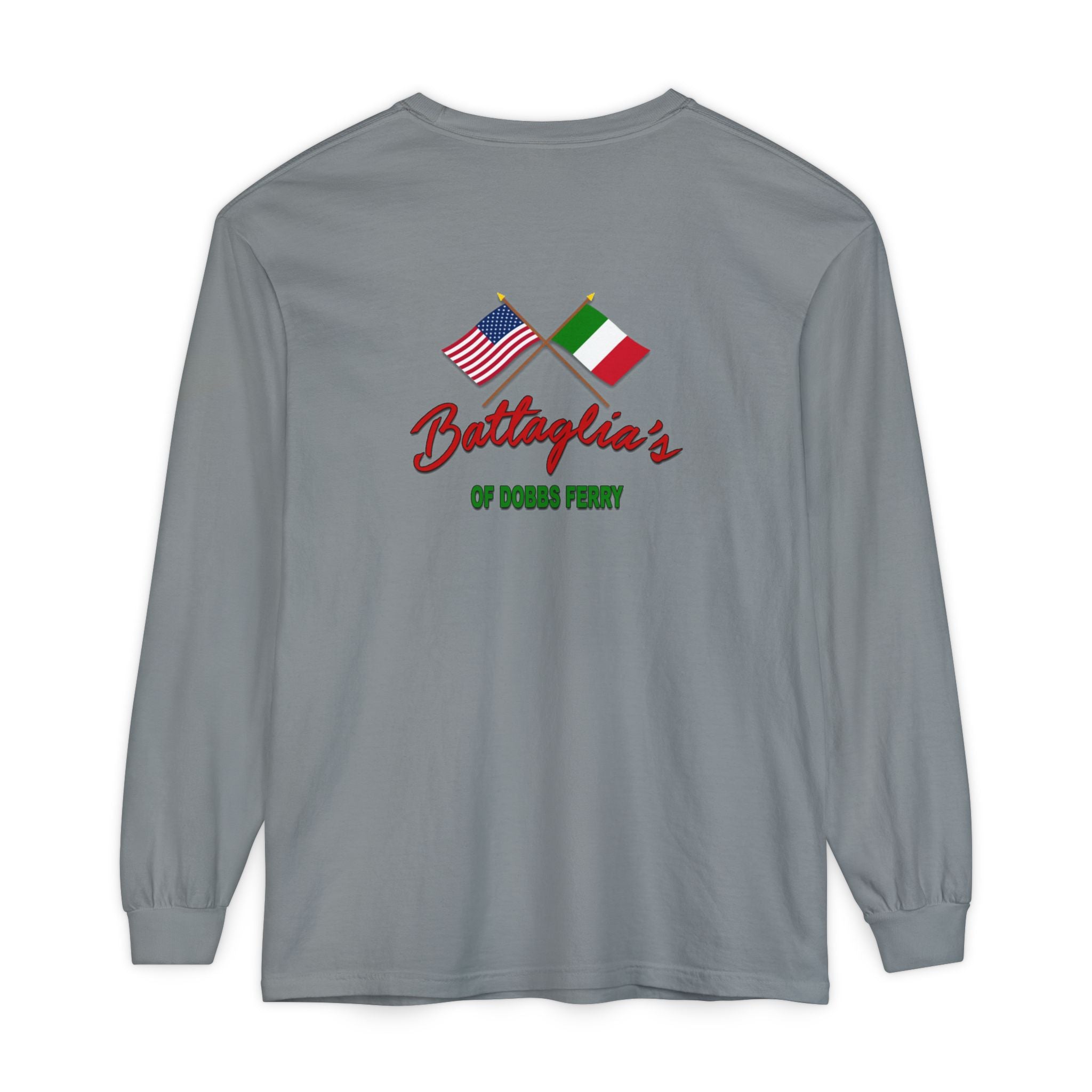 Battaglia's Deli Long Sleeve Crew Neck T-Shirt