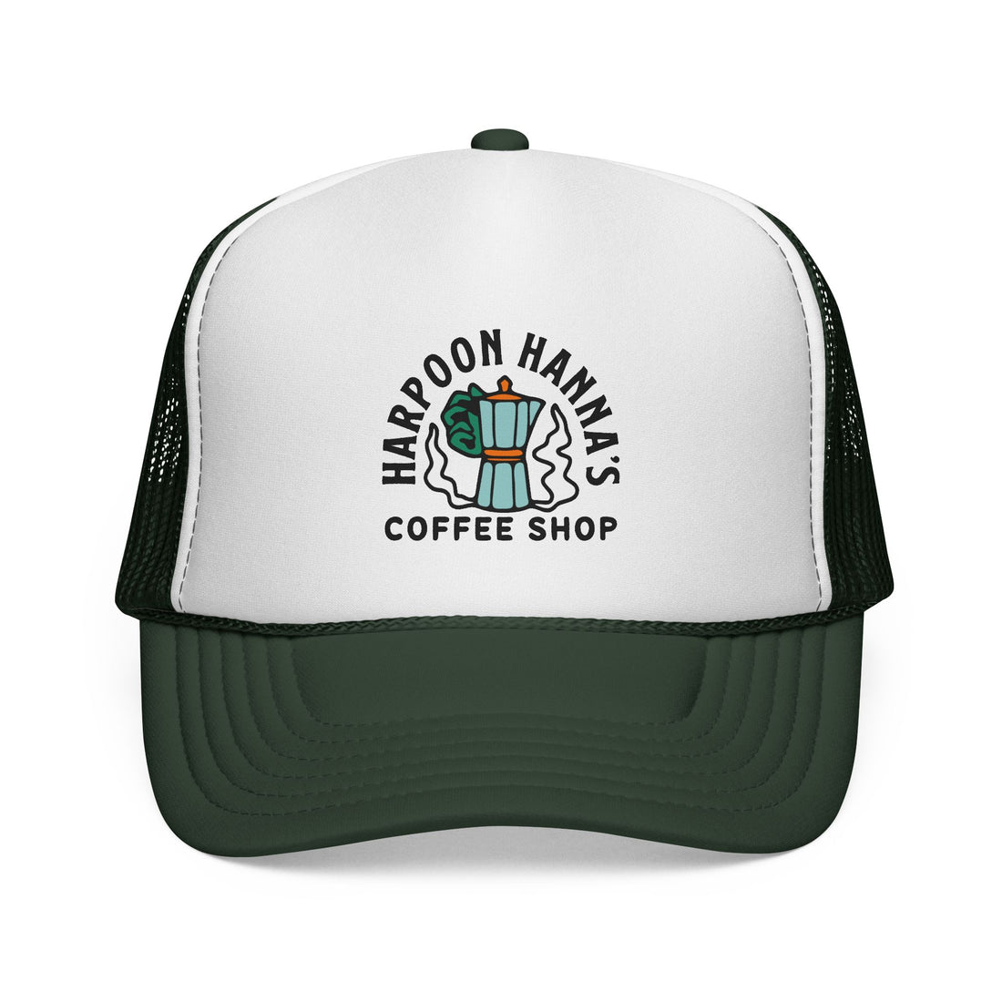 Harpoon Hanna's Retro Moka Pot Trucker Cap