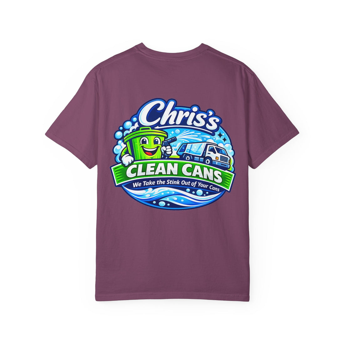 Chris's Clean Cans Crew Neck T-Shirt