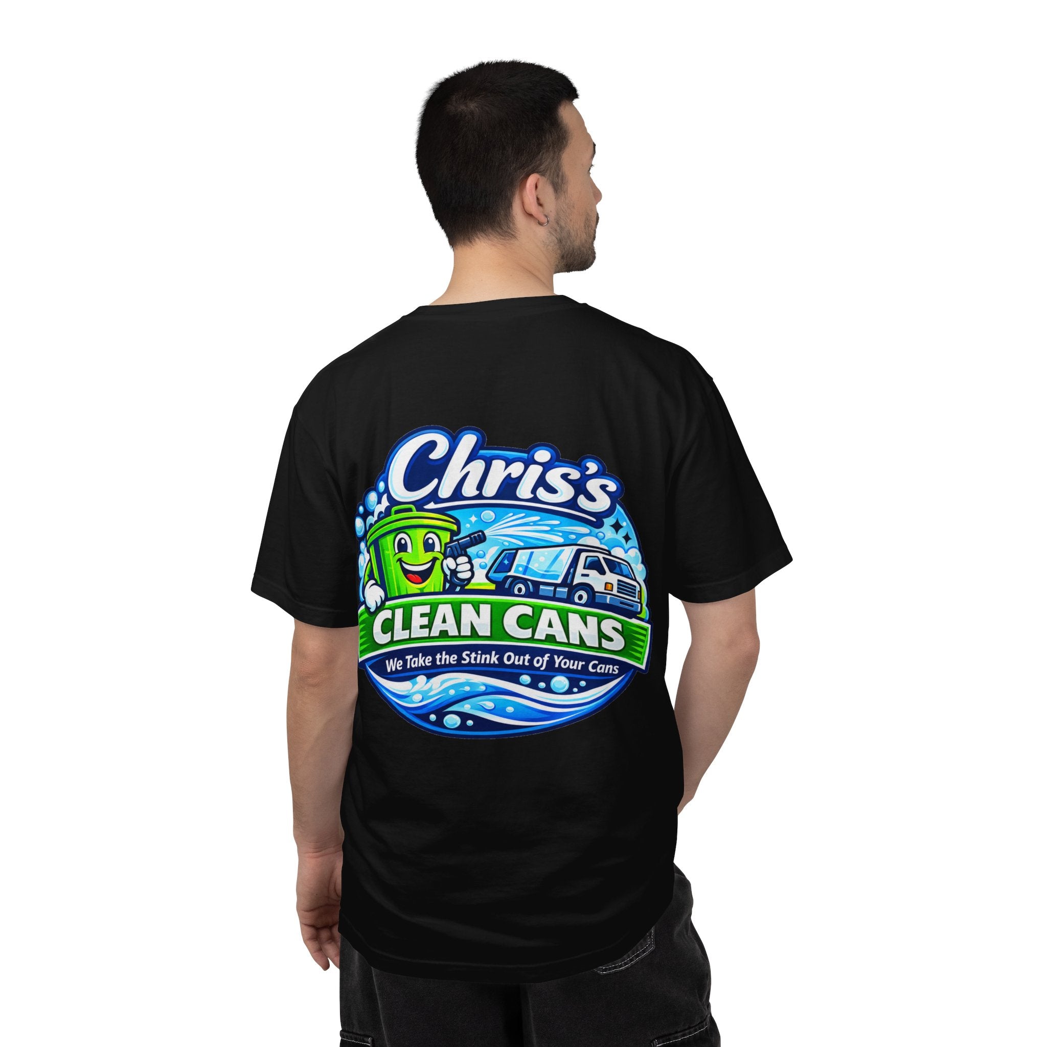 Chris's Clean Cans Crew Neck T-Shirt