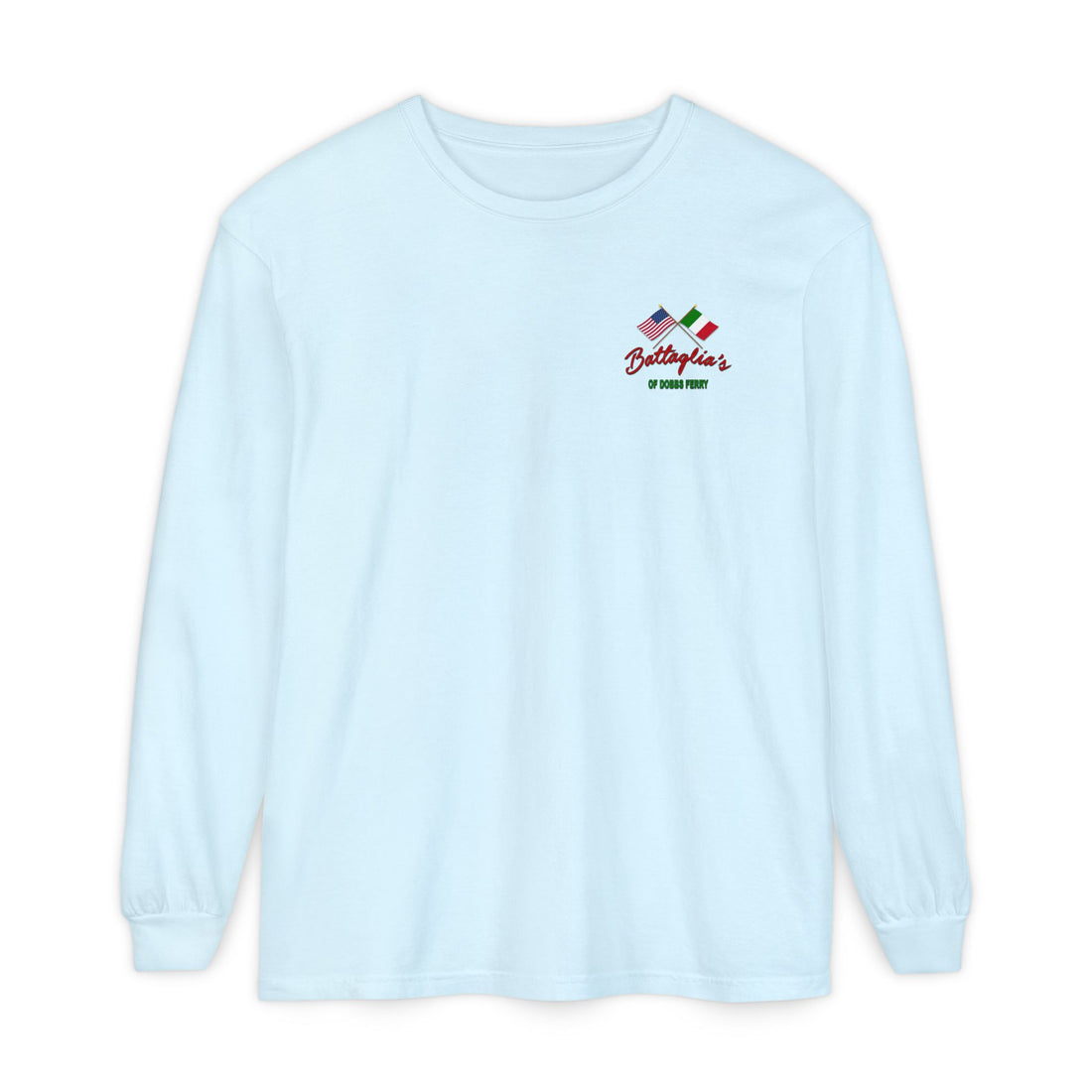 Battaglia's Deli Long Sleeve Crew Neck T-Shirt