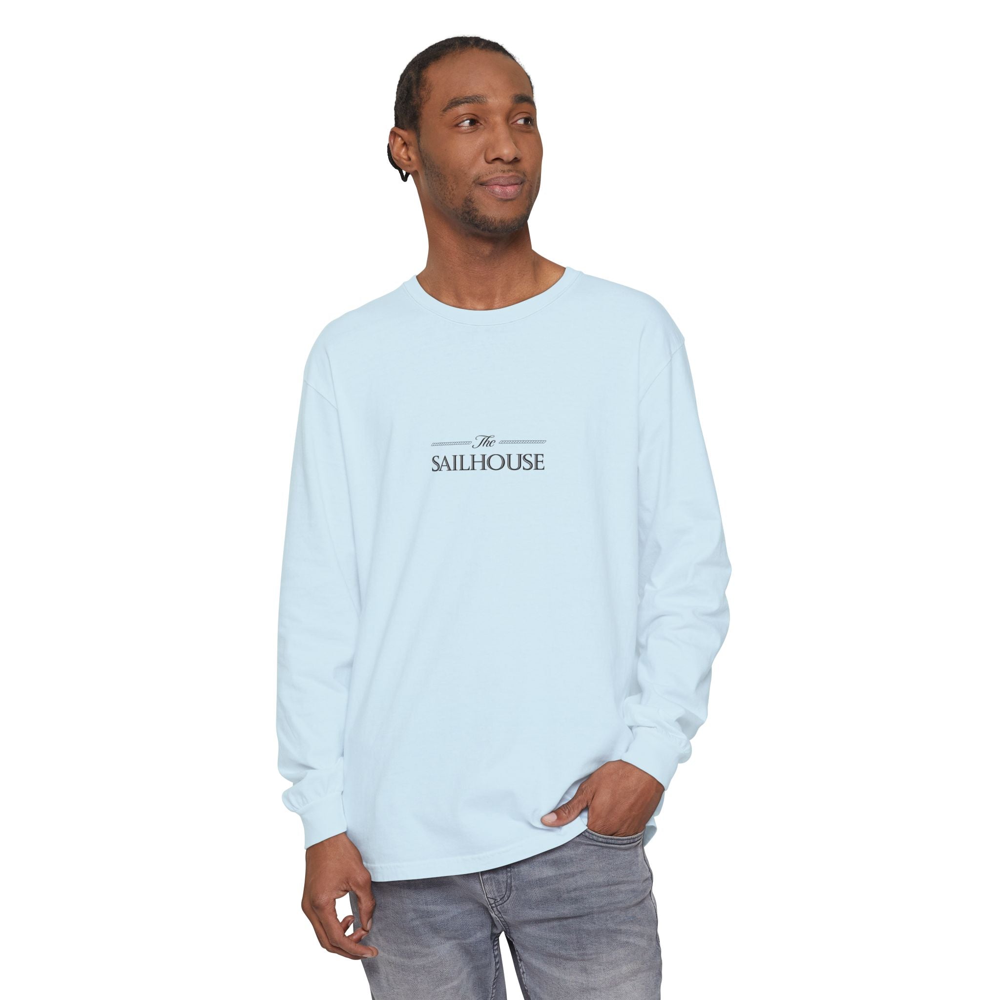 The Sailhouse Logo Long Sleeve Crew Neck Tee
