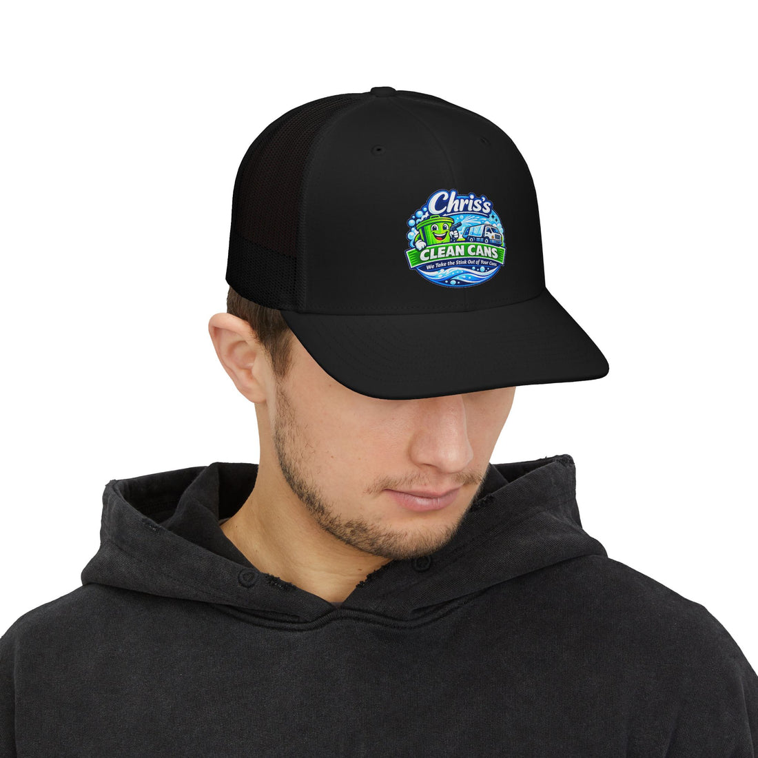 Chris's Clean Cans Snapback Trucker Cap