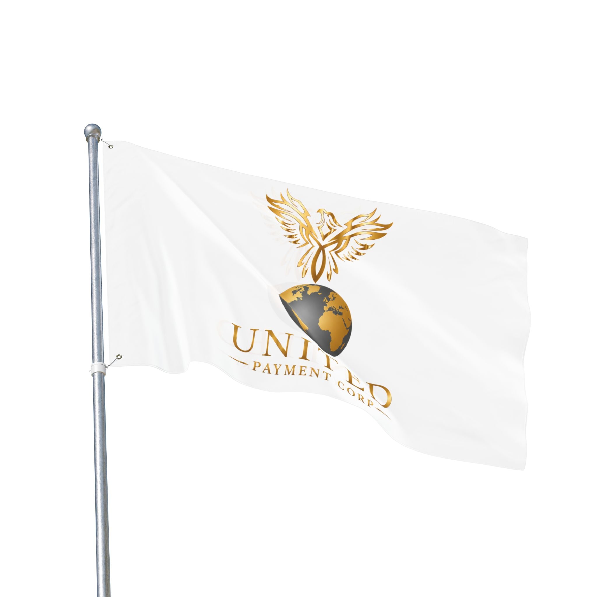 United Payment Corp Double-Sided Flag