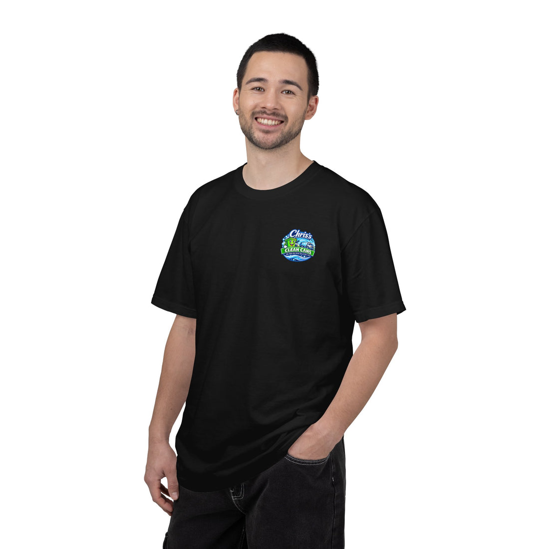 Chris's Clean Cans Crew Neck T-Shirt