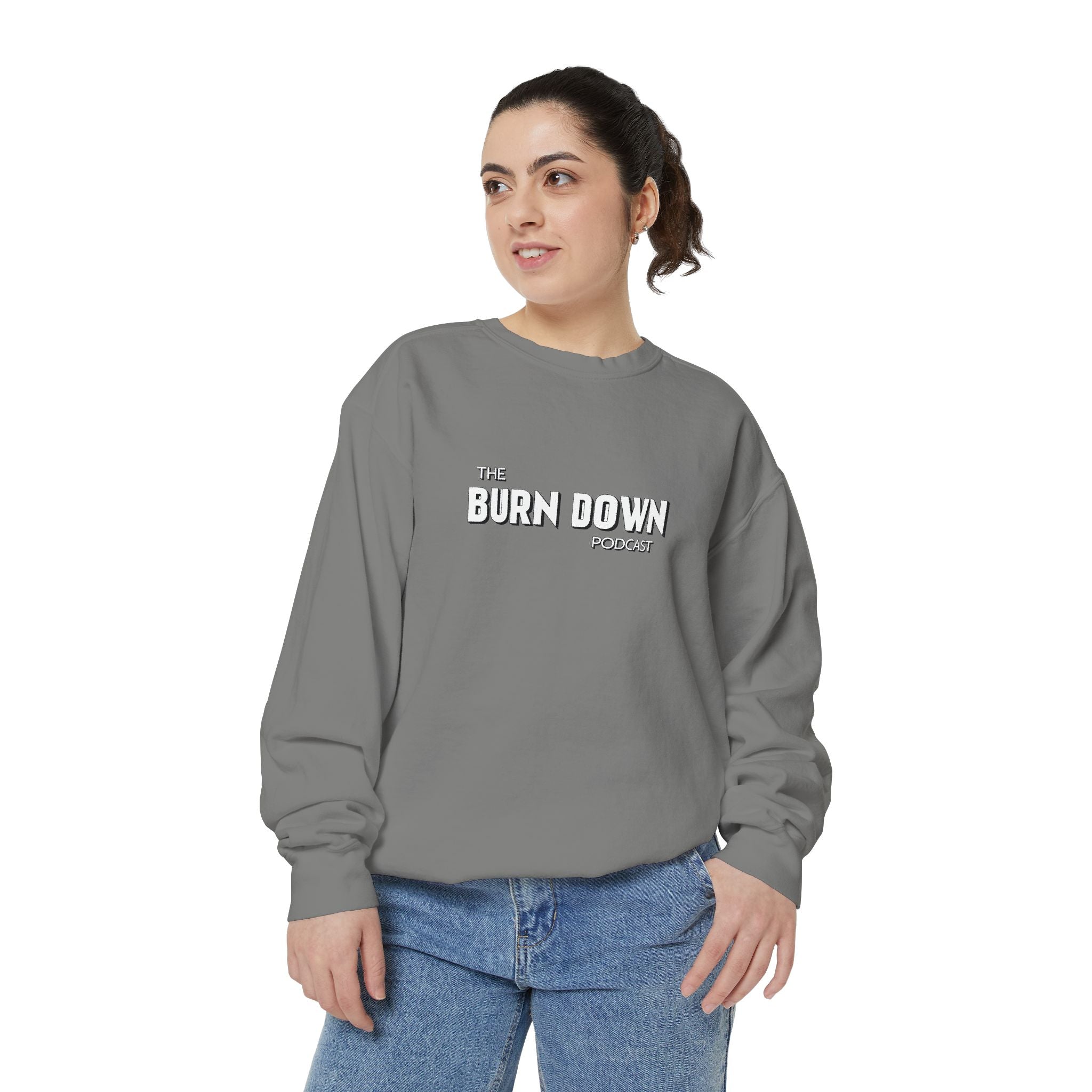 The Burn Down Podcast Crew Neck Sweatshirt