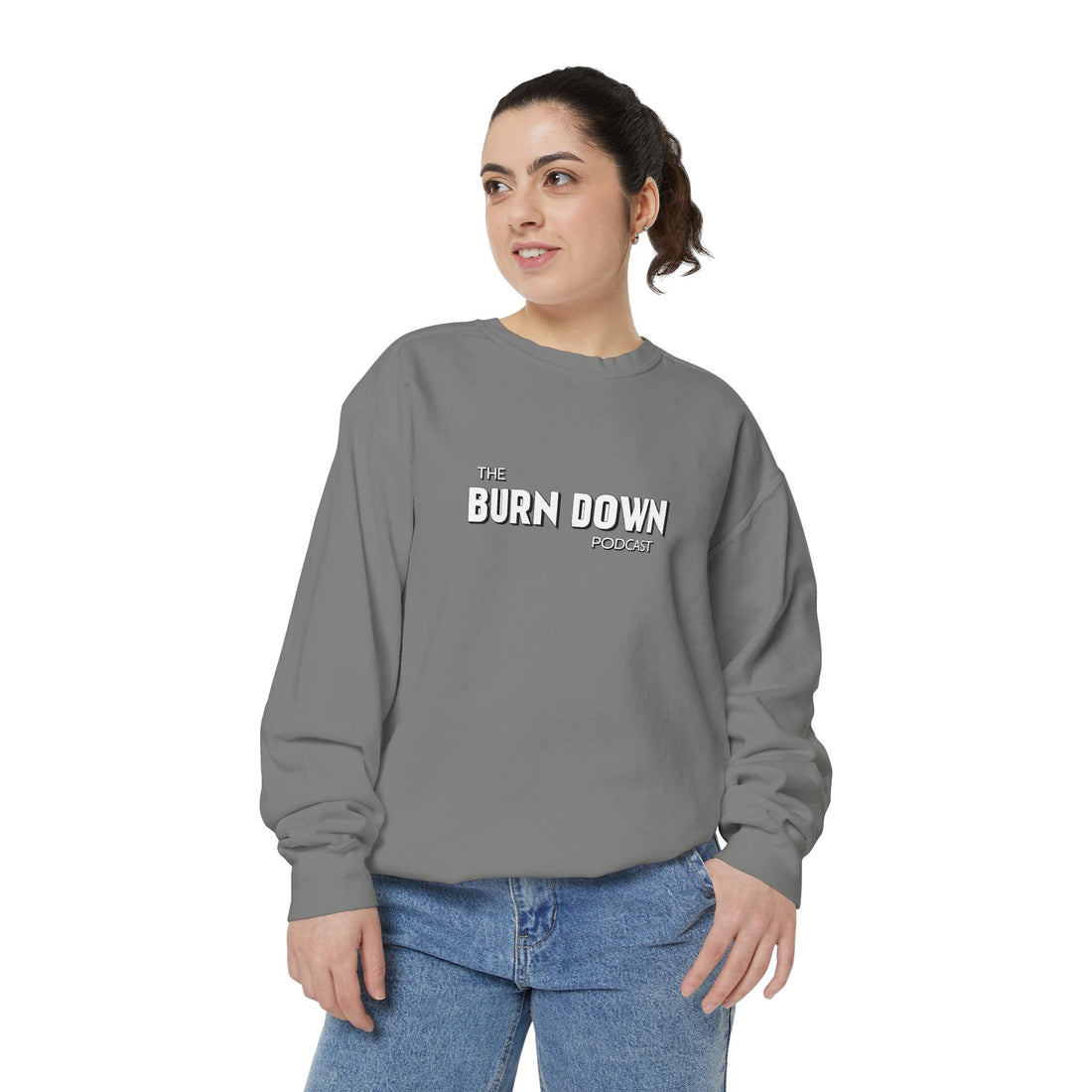 The Burn Down Podcast Crew Neck Sweatshirt
