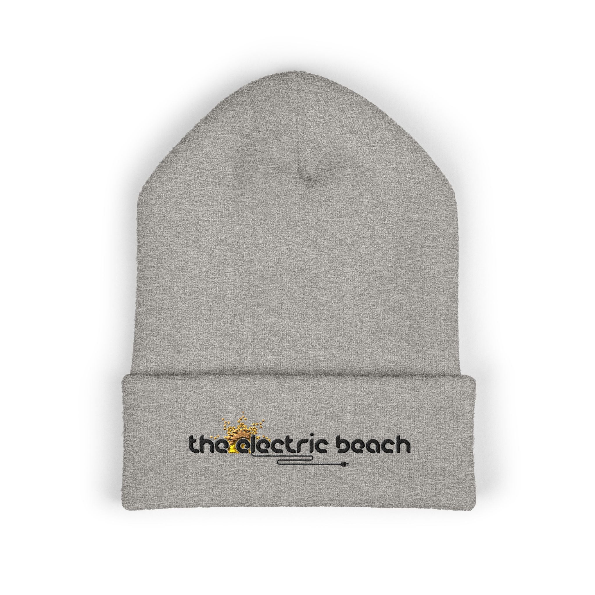 Electric Beach Cuffed Beanie