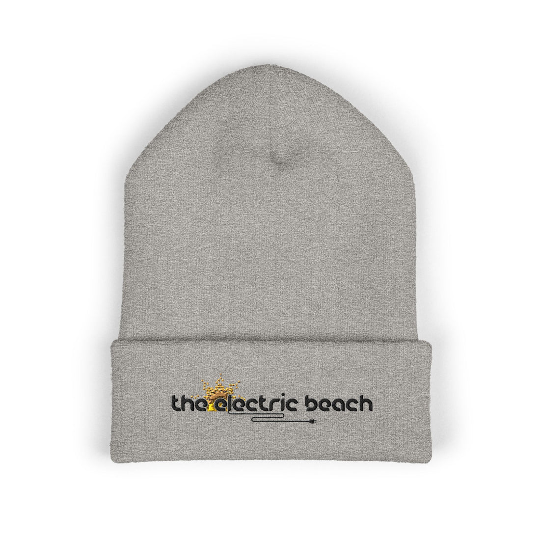 Electric Beach Cuffed Beanie