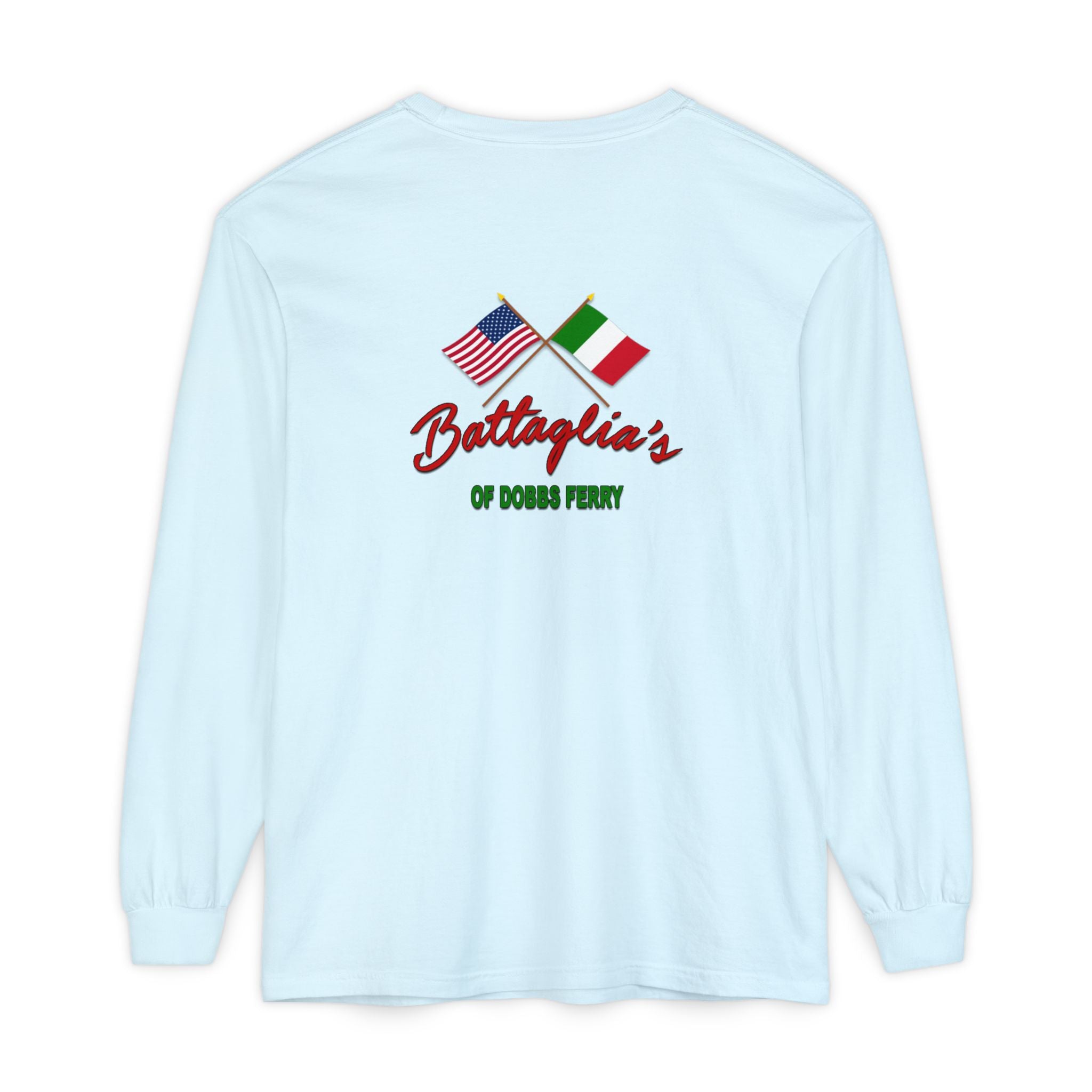 Battaglia's Deli Long Sleeve Crew Neck T-Shirt