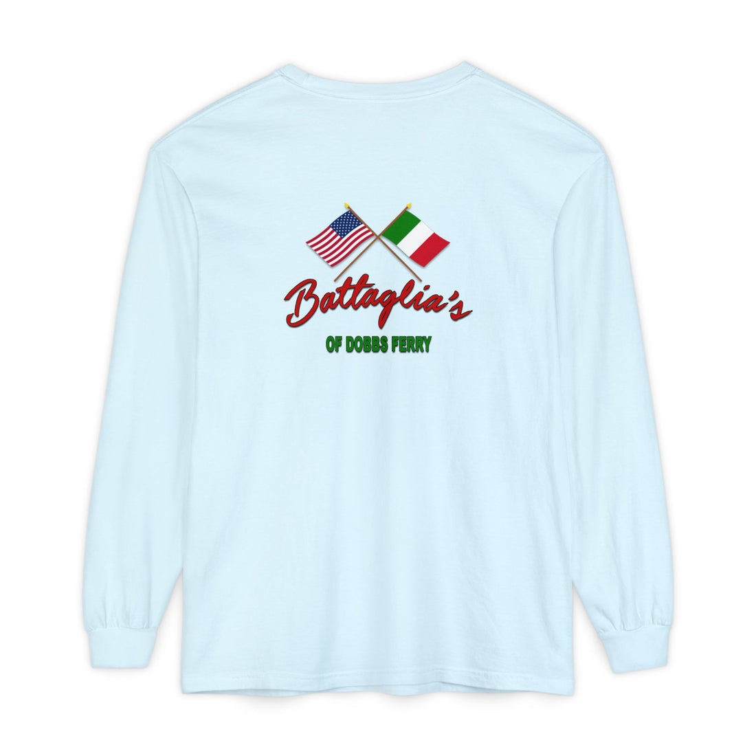 Battaglia's Deli Long Sleeve Crew Neck T-Shirt