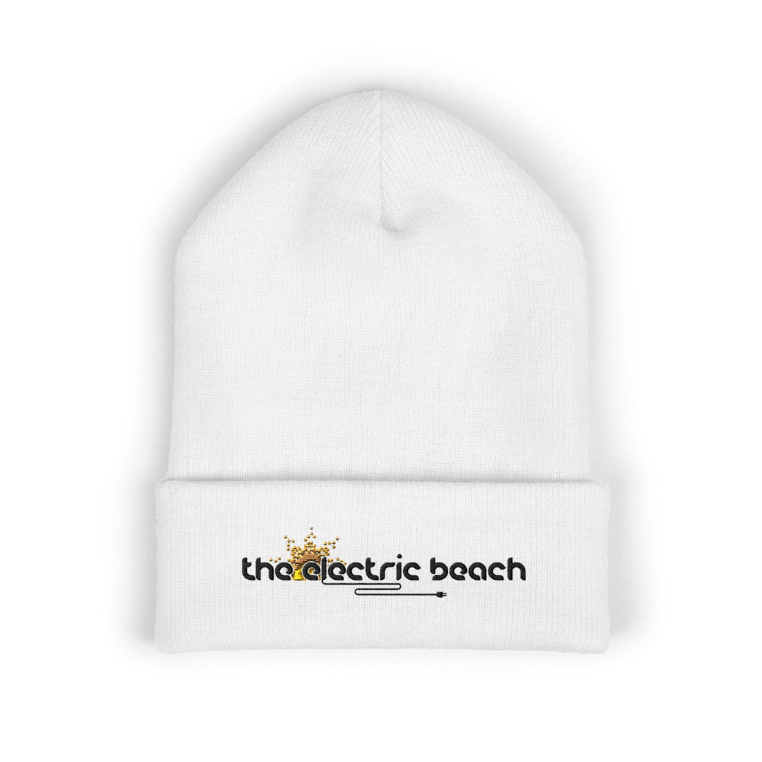 Electric Beach Cuffed Beanie
