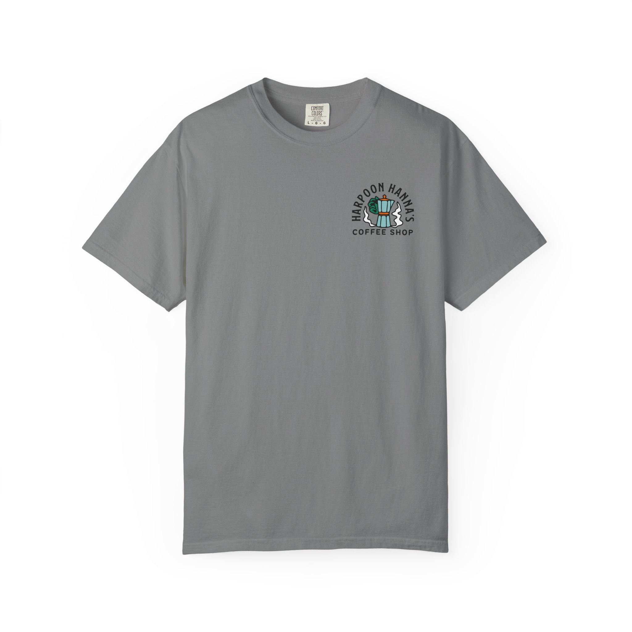 Harpoon Hanna's Retro Moka Pot Crew Neck T-Shirt