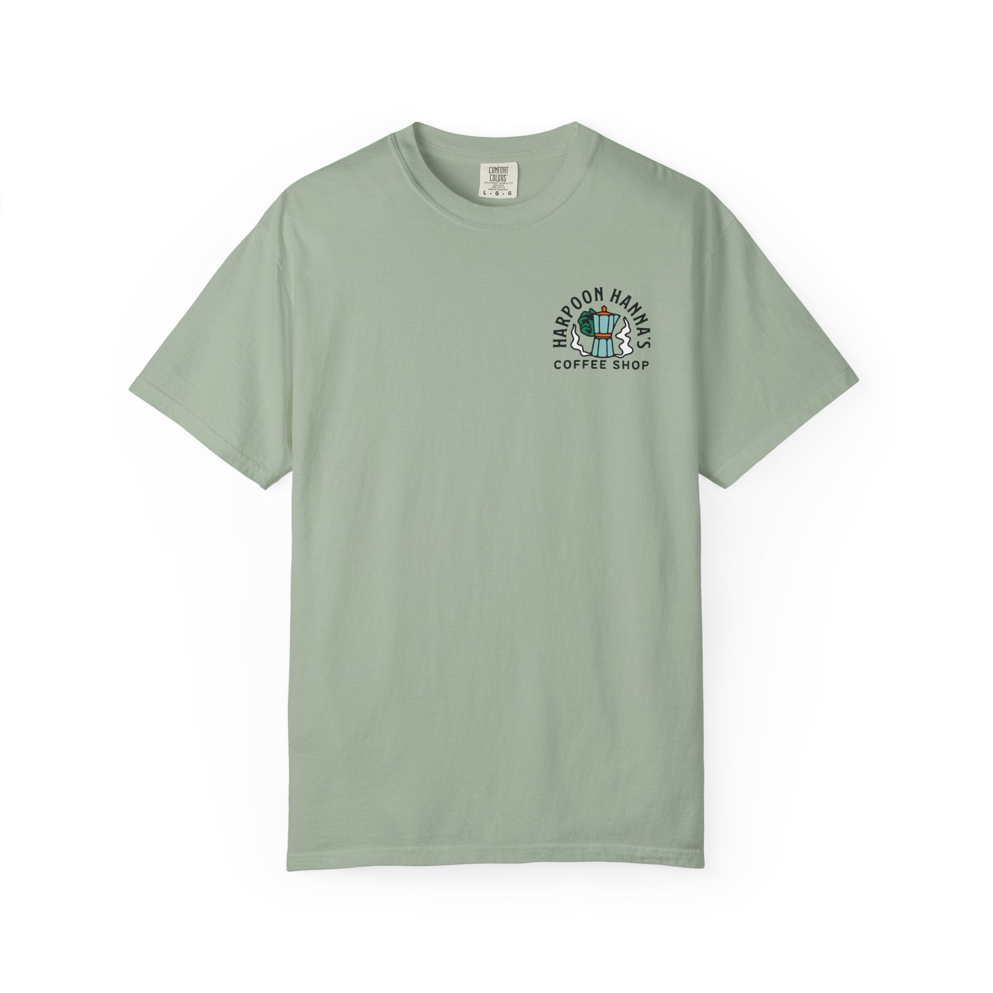 Harpoon Hanna's Retro Moka Pot Crew Neck T-Shirt