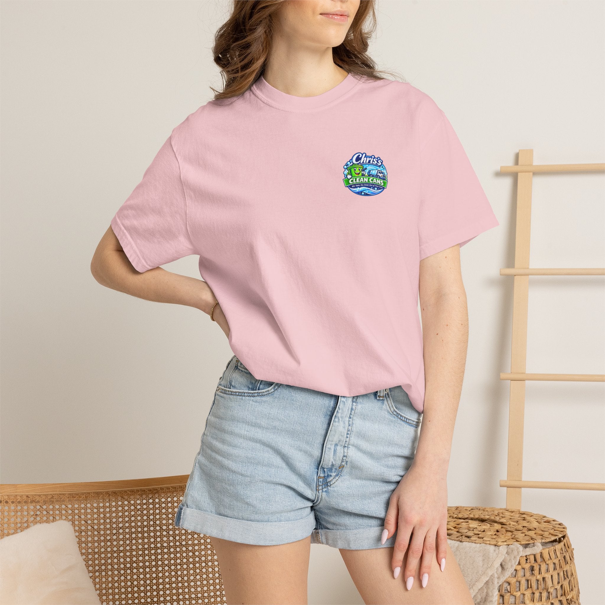 Chris's Clean Cans Crew Neck T-Shirt