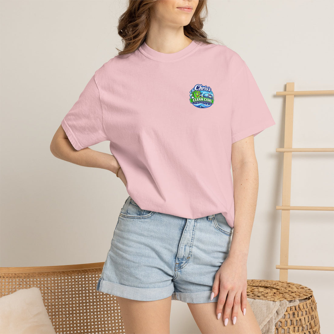 Chris's Clean Cans Crew Neck T-Shirt