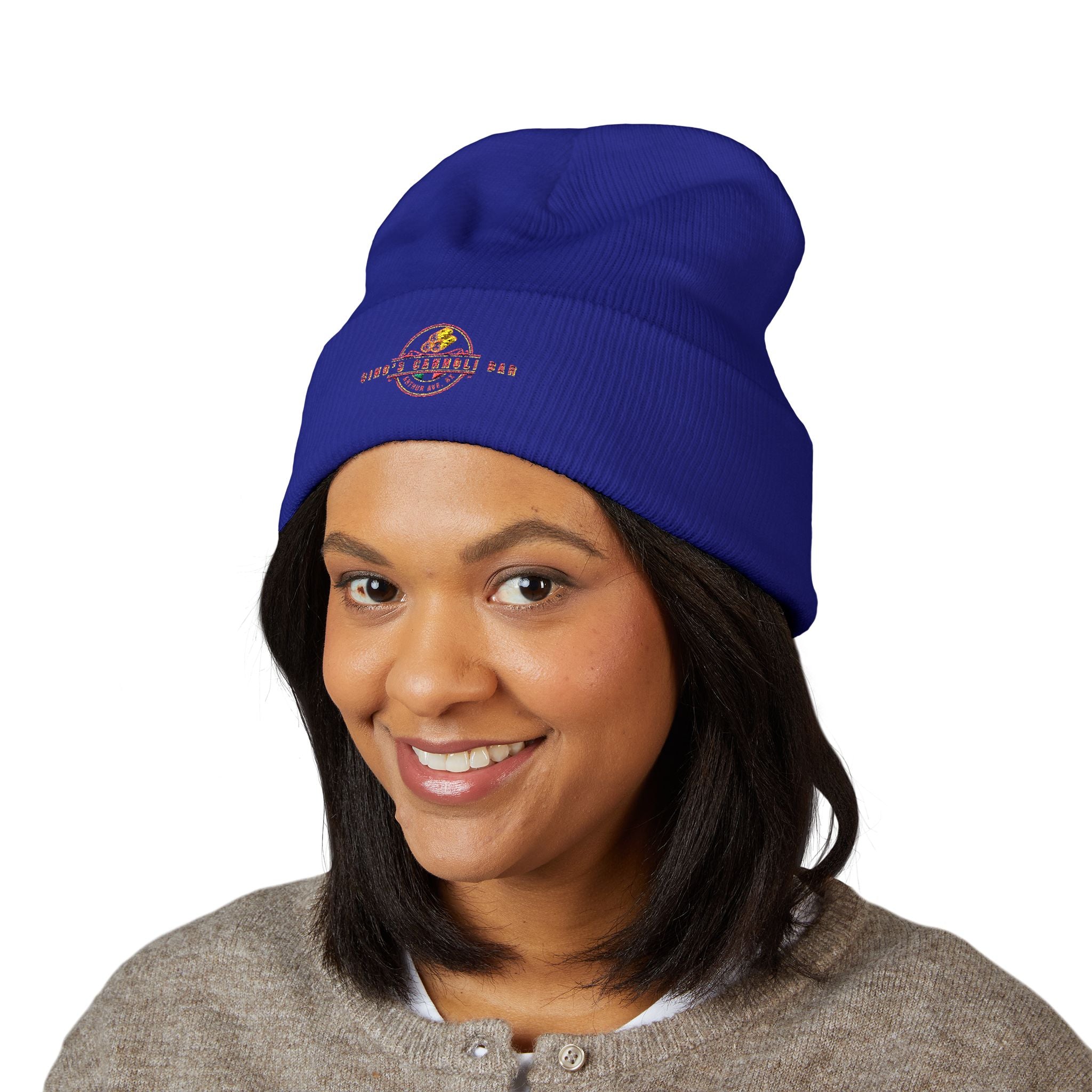 Gino's Cannoli Bar Cuffed Beanie