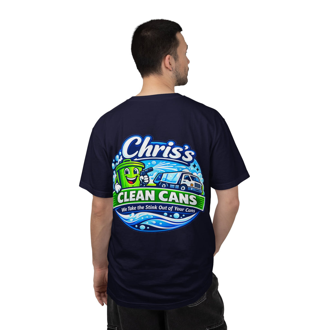 Chris's Clean Cans Crew Neck T-Shirt