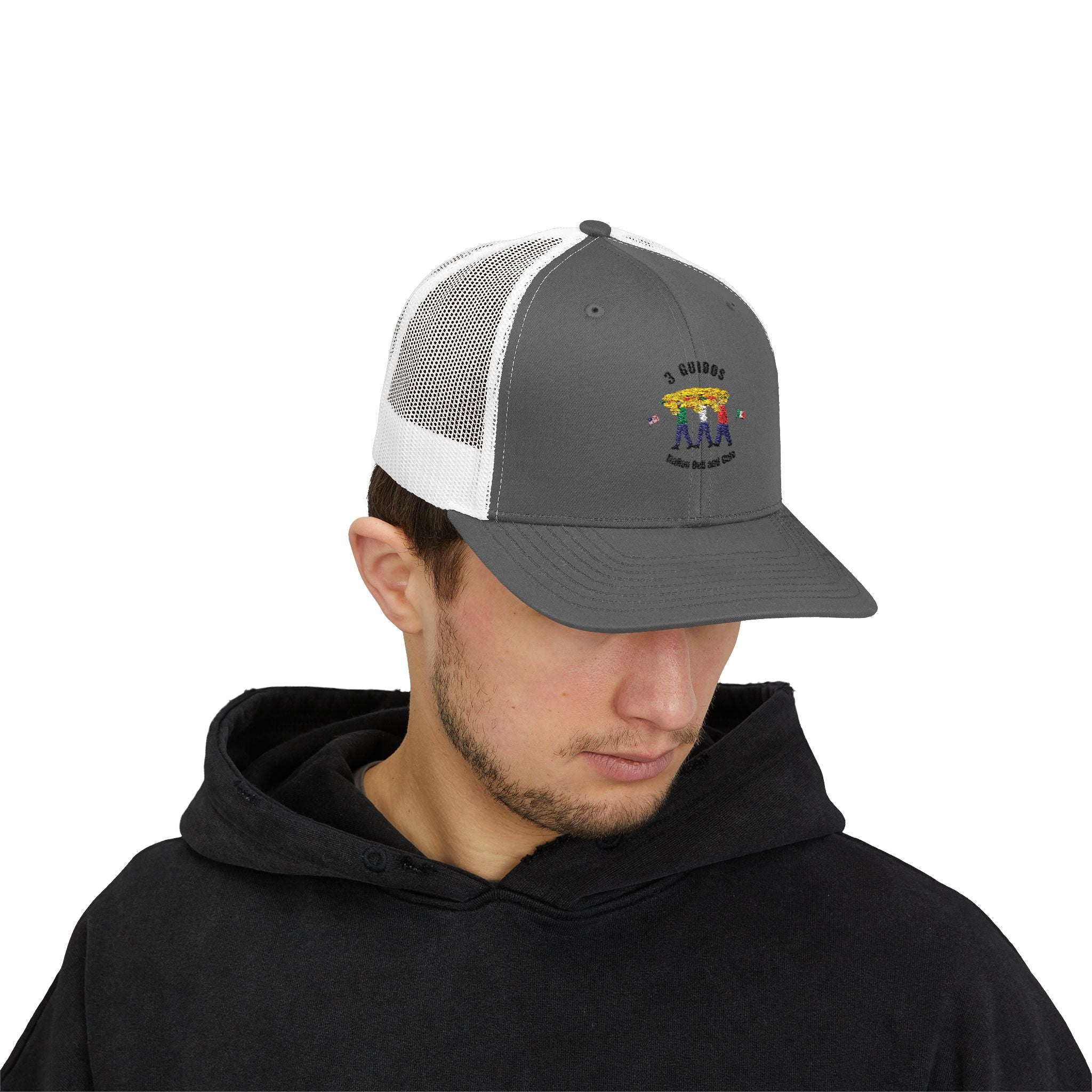 3 Guidos Trucker Hat