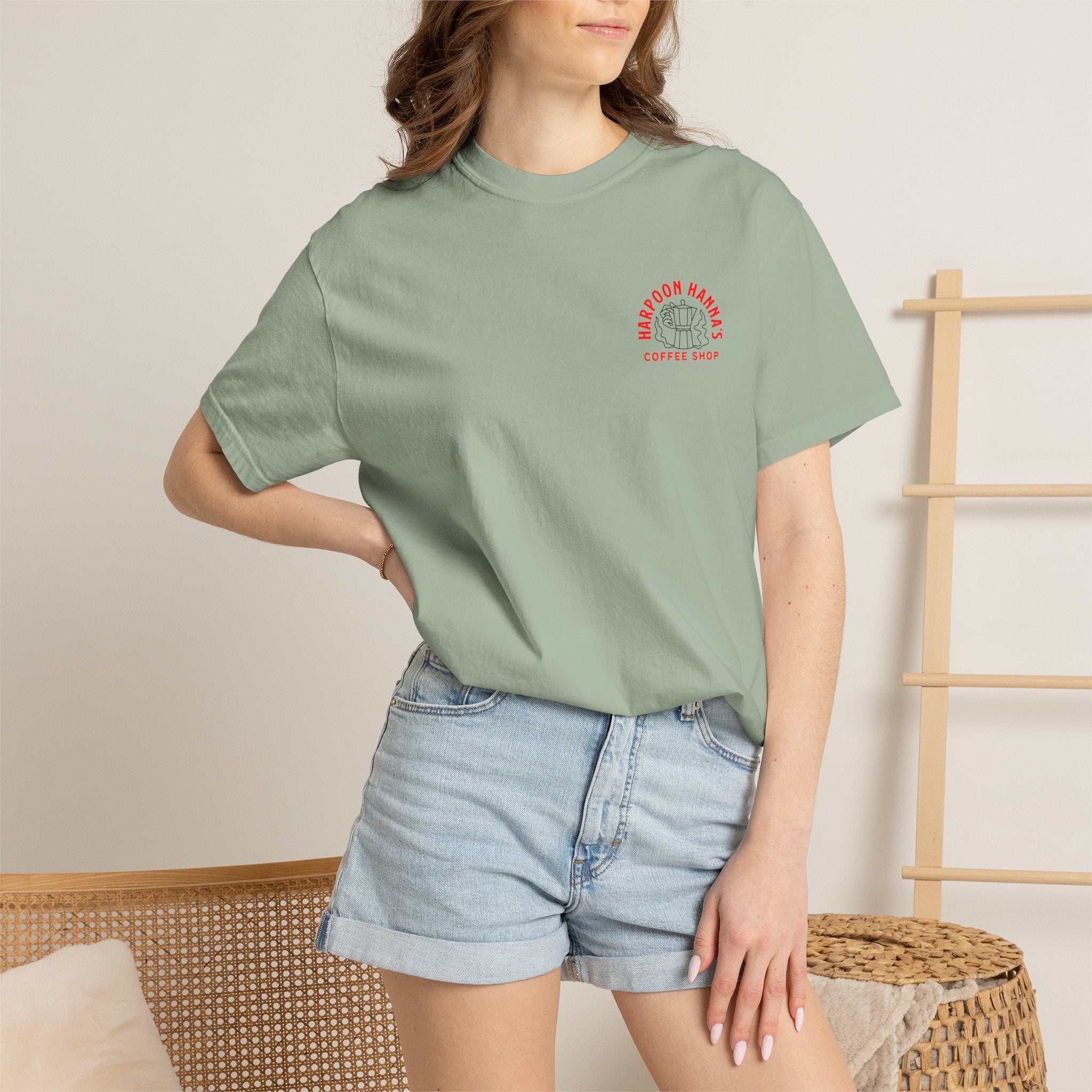 Harpoon Hanna's Moka Pot Crew Neck T-Shirt
