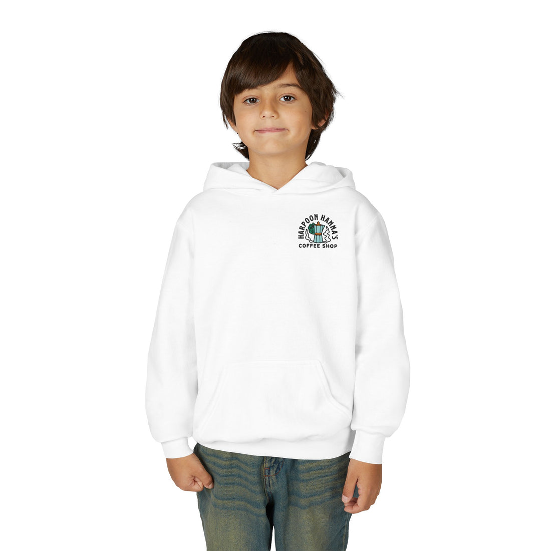 Harpoon Hanna's Retro Moka Pot Youth Hoodie