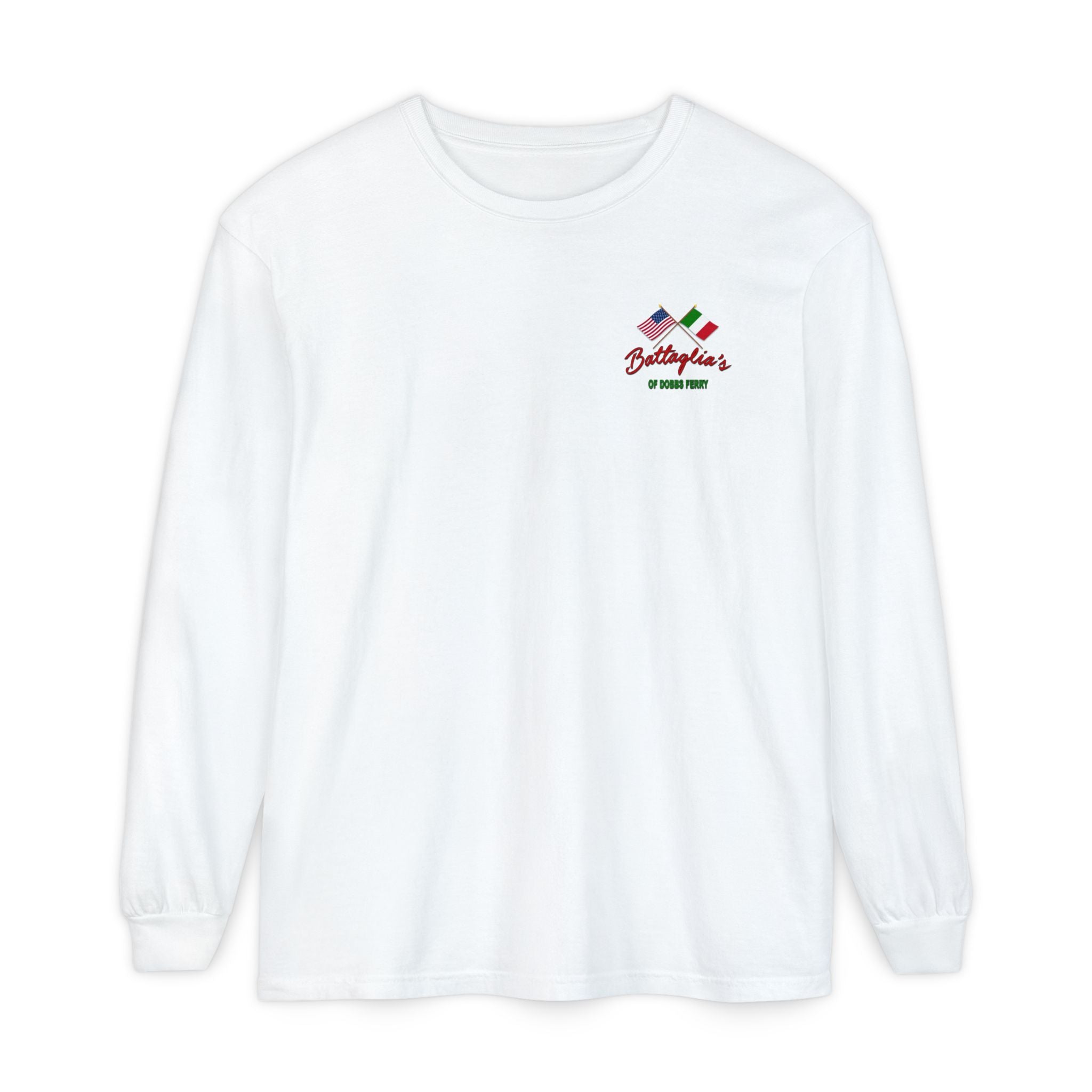 Battaglia's Deli Long Sleeve Crew Neck T-Shirt