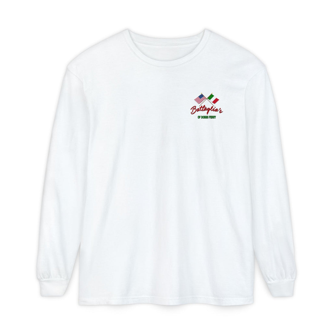 Battaglia's Deli Long Sleeve Crew Neck T-Shirt