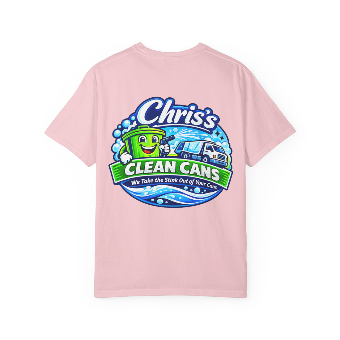 Chris's Clean Cans Crew Neck T-Shirt