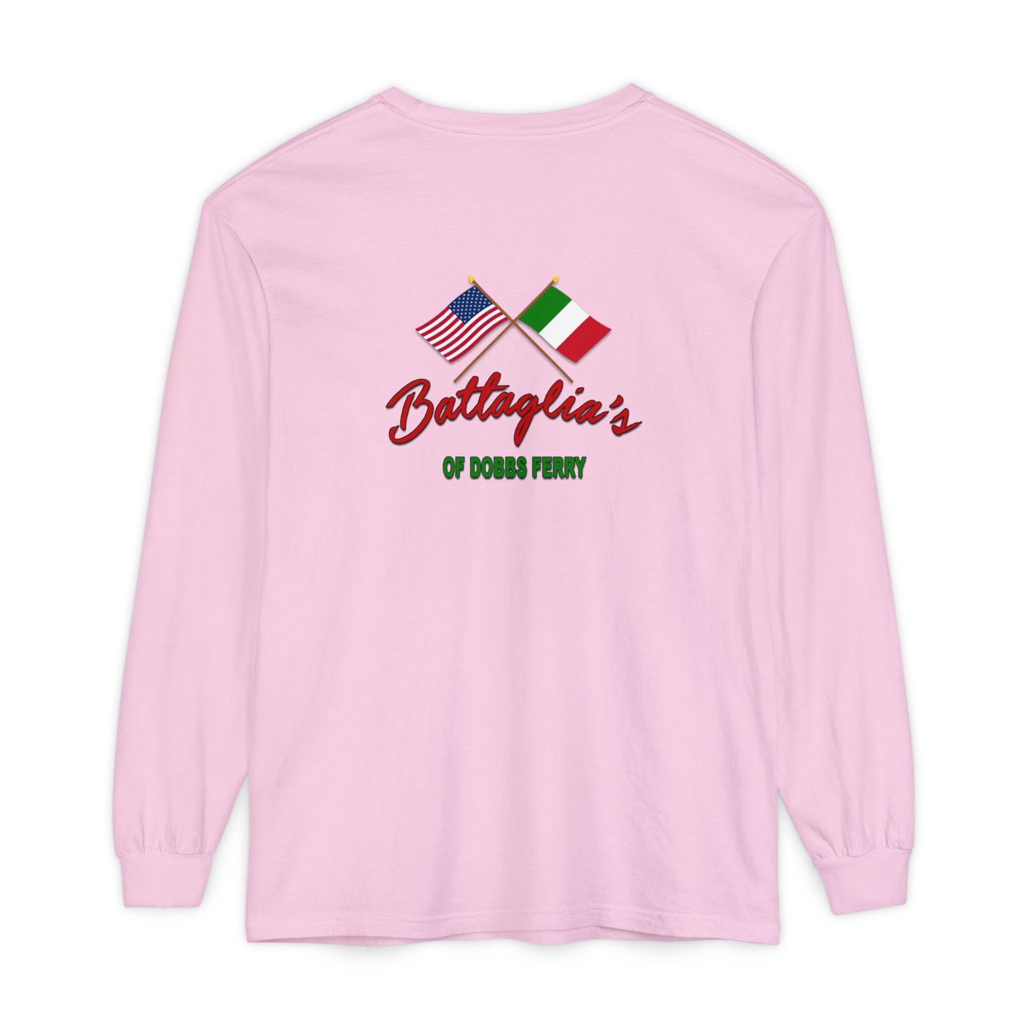 Battaglia's Deli Long Sleeve Crew Neck T-Shirt