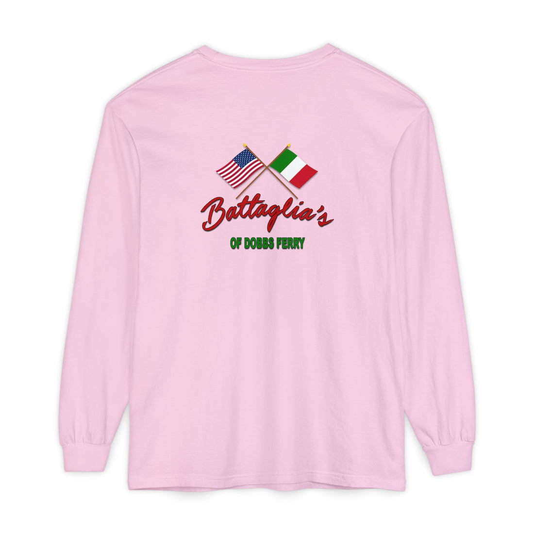 Battaglia's Deli Long Sleeve Crew Neck T-Shirt
