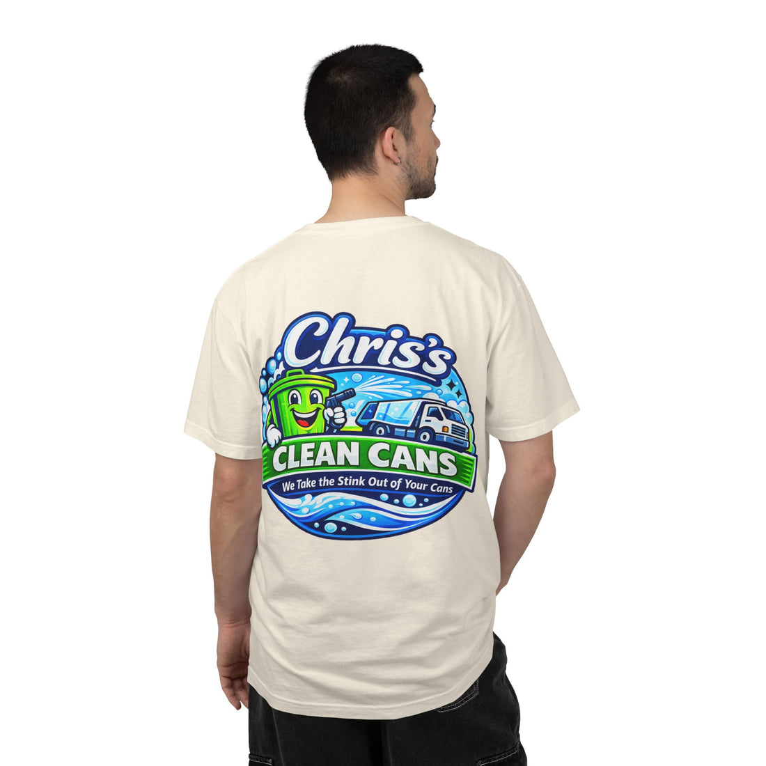 Chris's Clean Cans Crew Neck T-Shirt