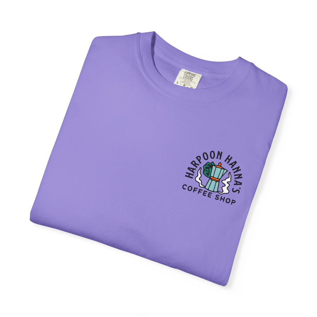 Harpoon Hanna's Retro Moka Pot Crew Neck T-Shirt