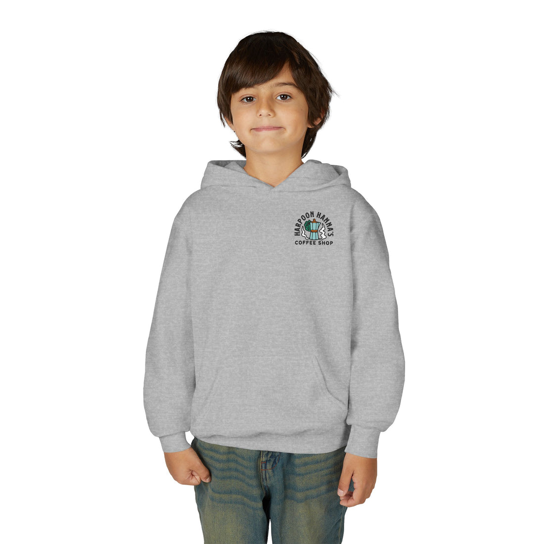 Harpoon Hanna's Retro Moka Pot Youth Hoodie