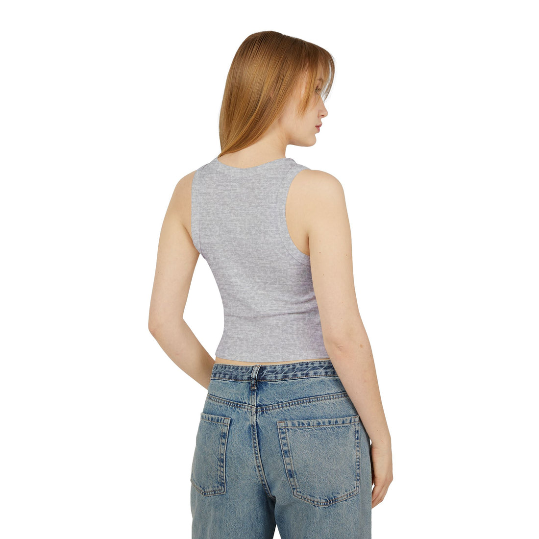 Gino's Cannoli Bar Ribbed Racer Tank Top