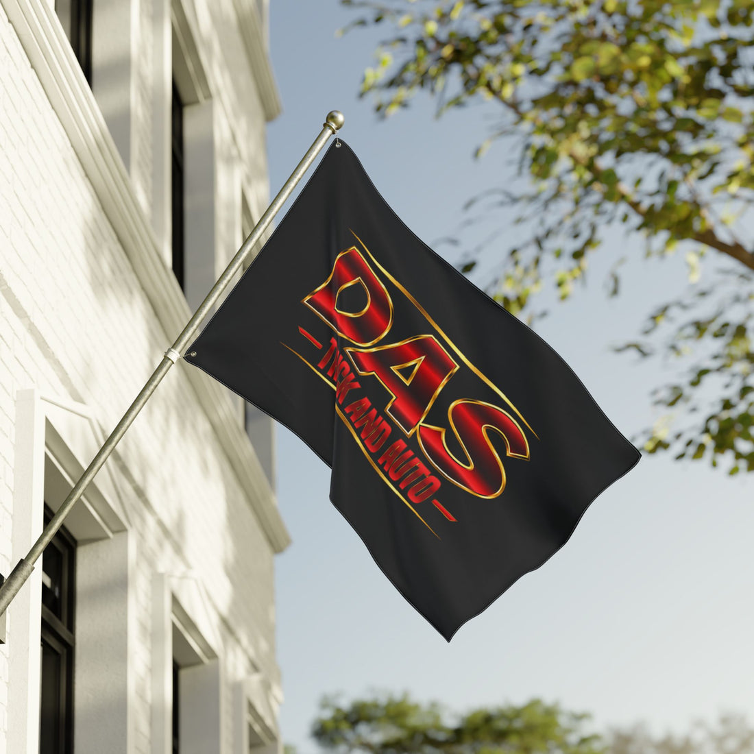 DAS Truck and Auto Double-Sided Flag