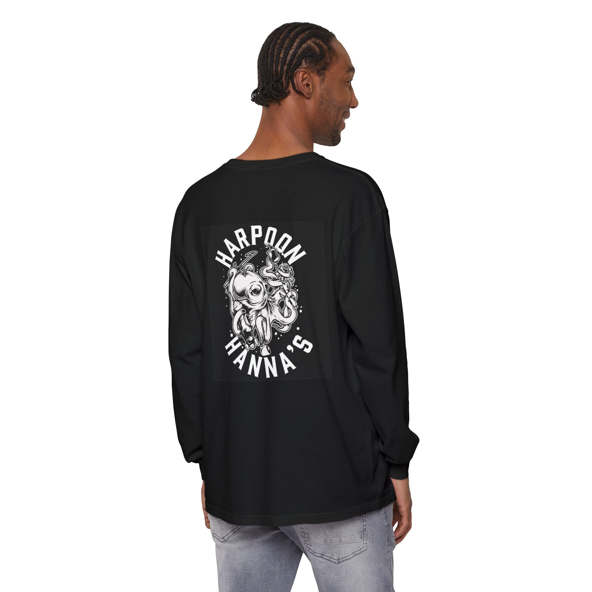 Harpoon Hanna’s Kraken Long Sleeve Crew Neck T-Shirt